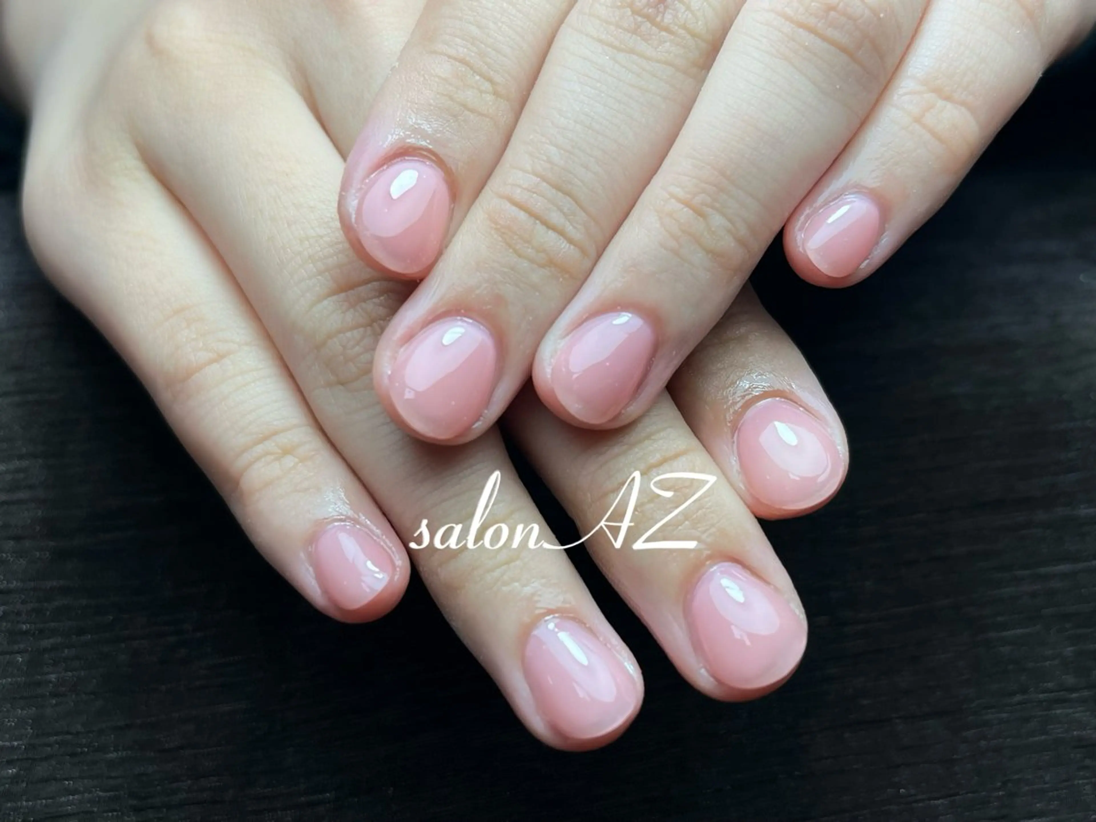 ネイル 桜ネイル 長さ出し フットネイル フレンチネイル ジェルネイル salon AZのネイルデザイン