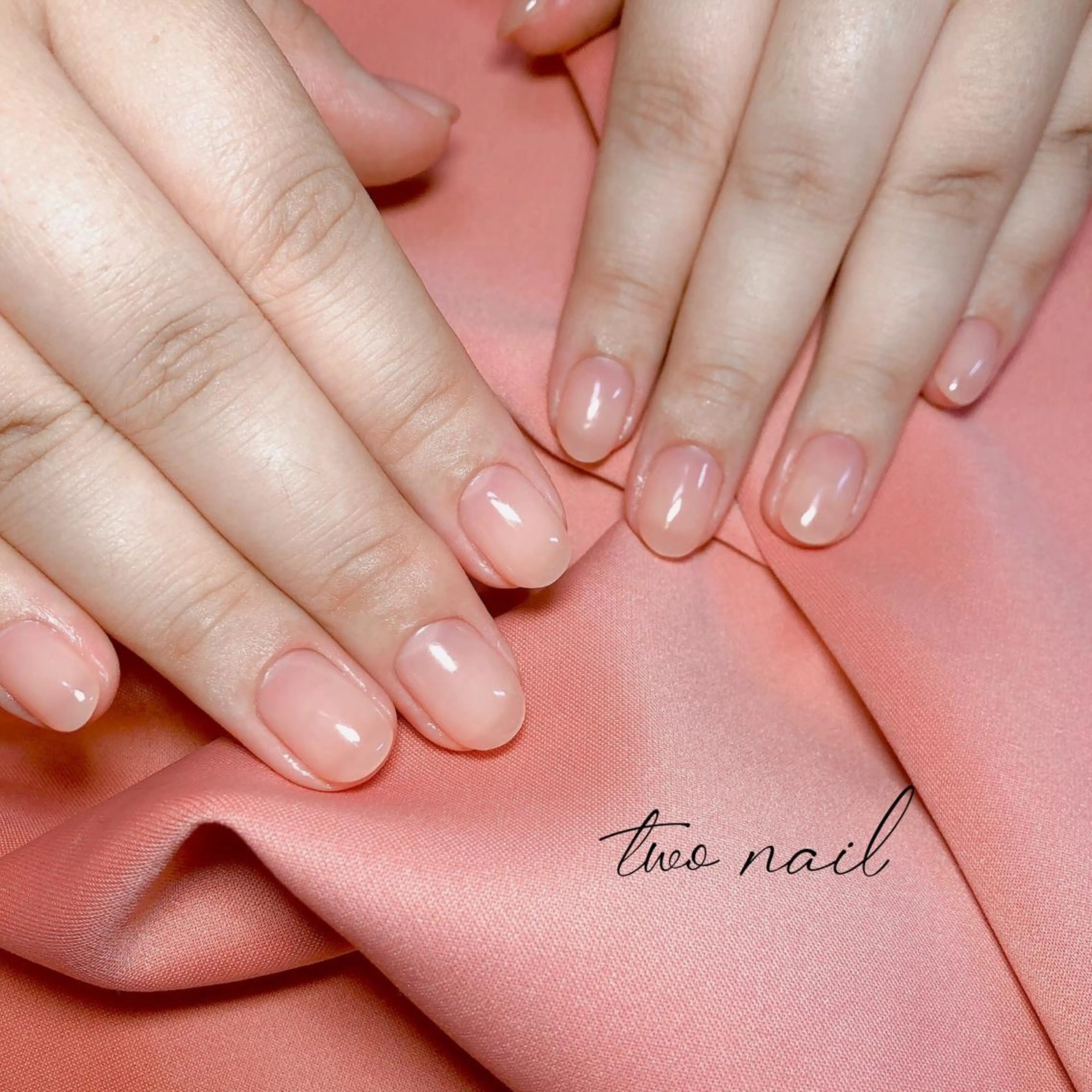 ネイル アートネイル フットネイル ハート ニュアンスネイル ホワイト ハンドネイル two nailのネイルデザイン