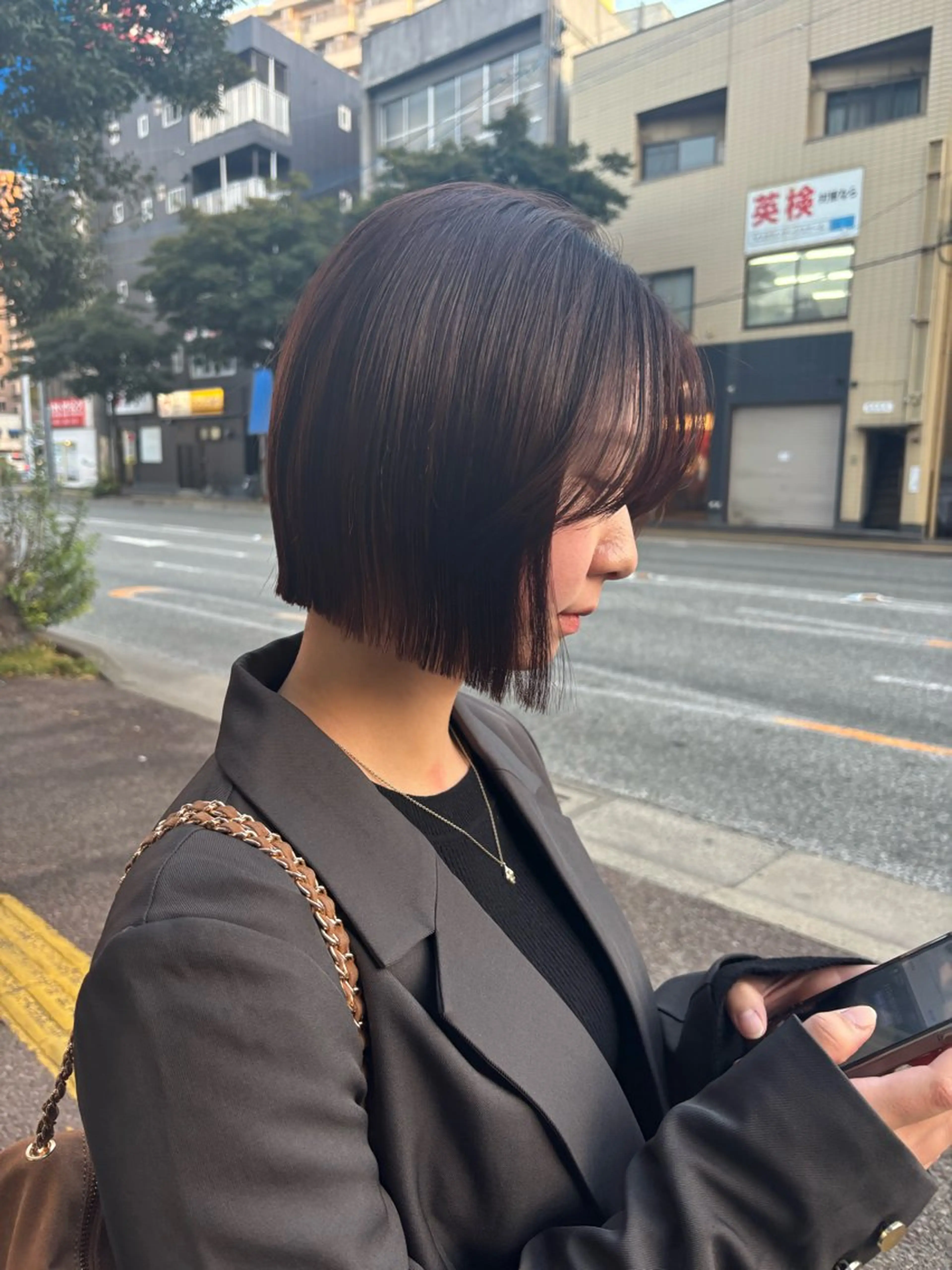 ショート ボブ 野口 咲愛のヘアスタイル