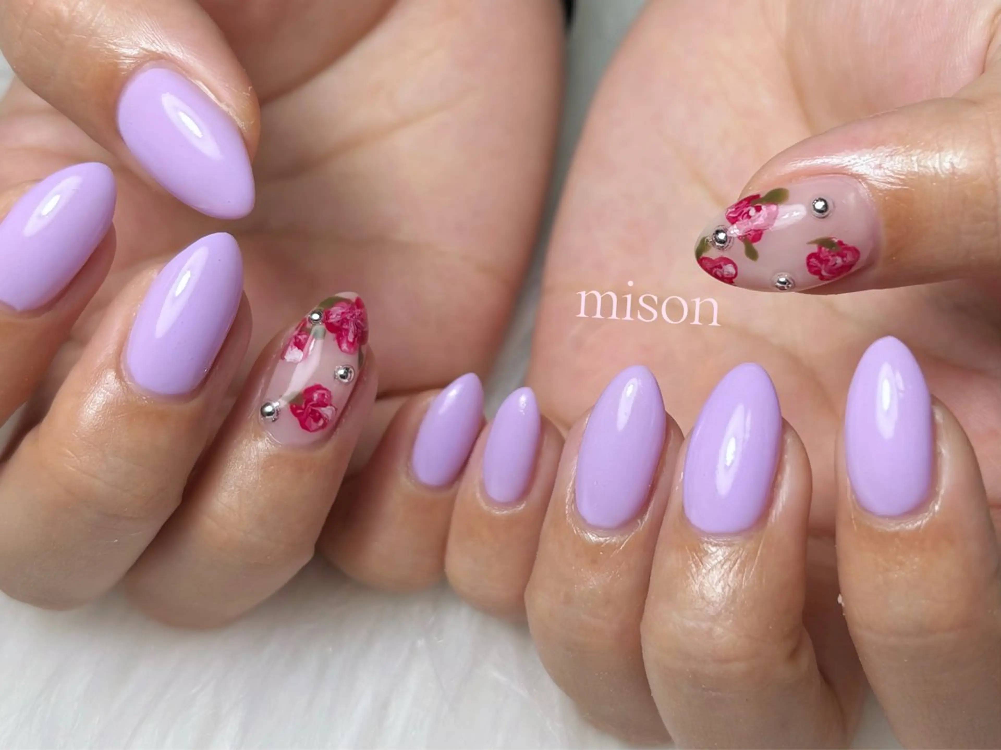 ネイル mison所属・mison 安形友花のネイルデザイン