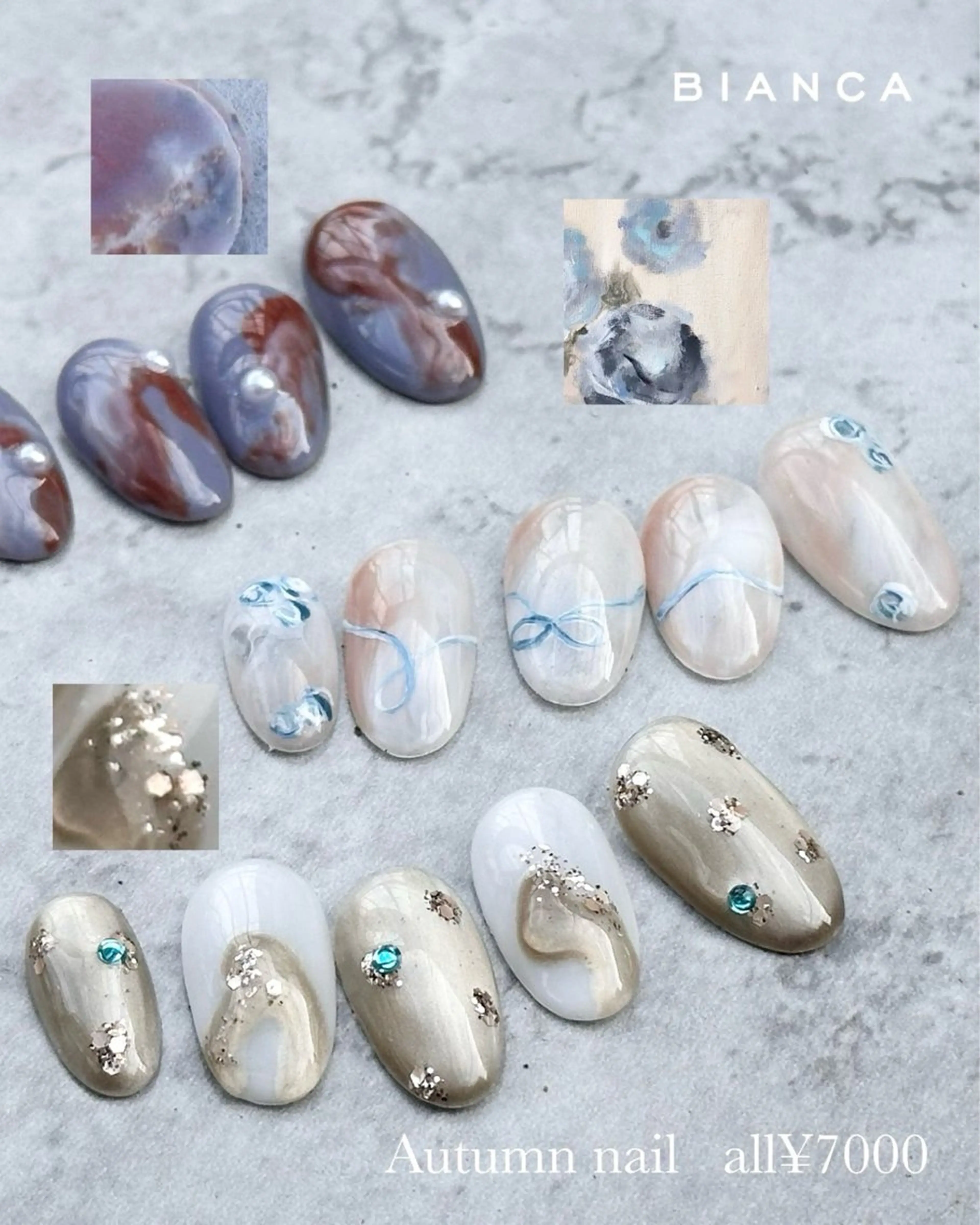 ネイル BIANCA神楽坂店 TSUMITAのネイルデザイン