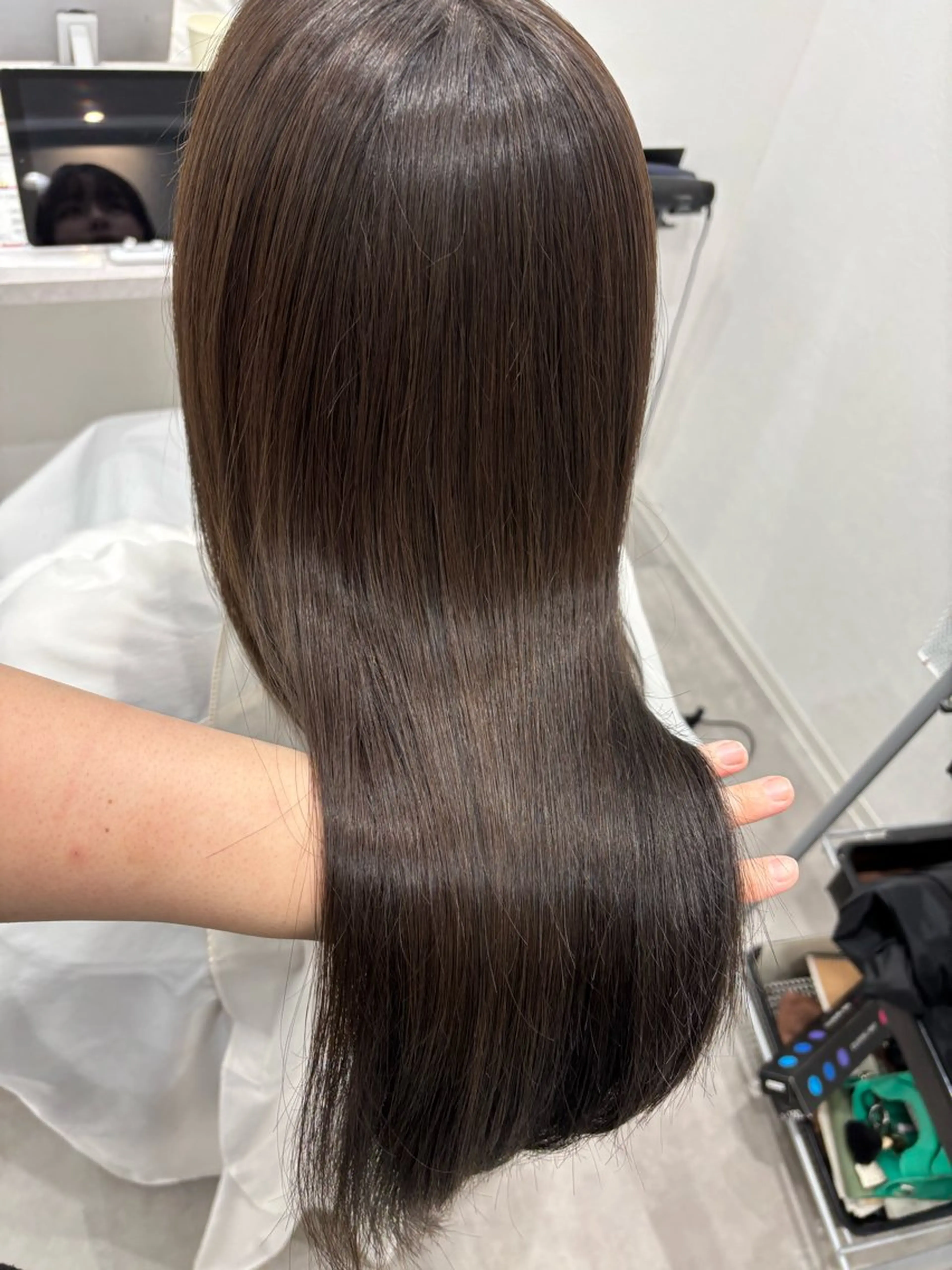 ロング カラー ベージュカラー 透明感カラー カット ヘアカラー トリートメント ヘッドスパ 髪質改善/透明感 カラー/内藤有須加のヘアスタイル