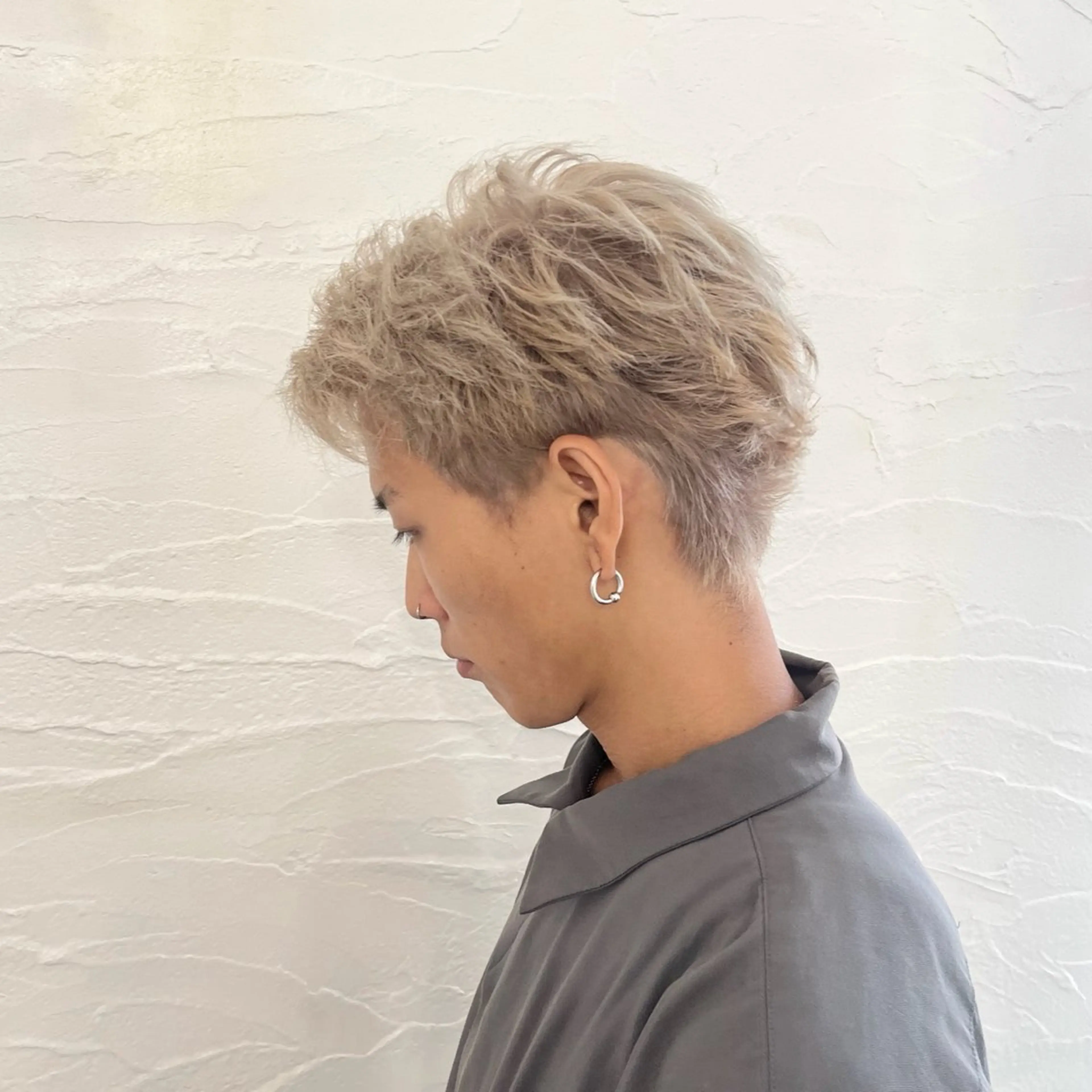 ショート カラー メンズ ヘアカラー カラーモデル募集中 /わかなのヘアスタイル