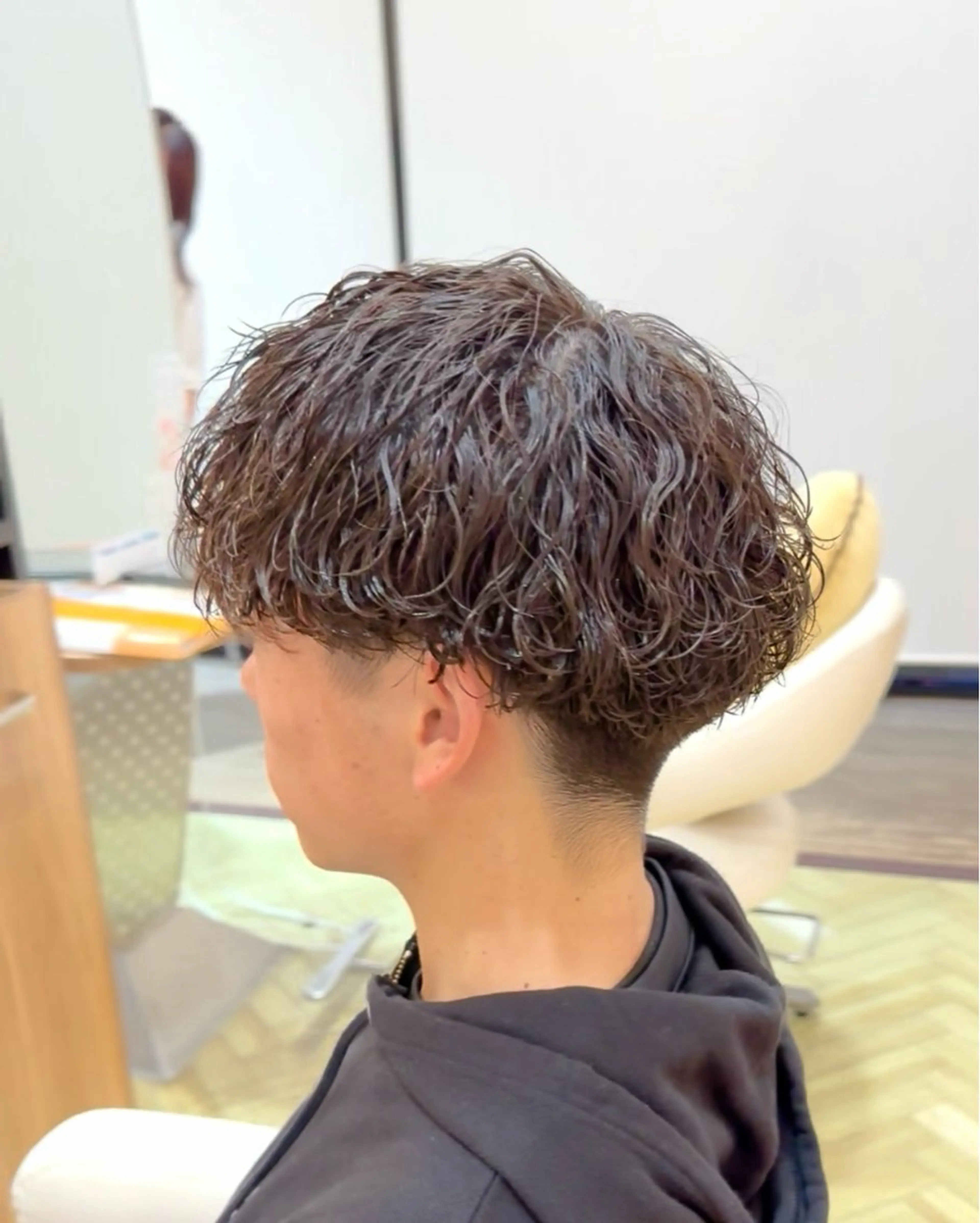 パーマ メンズ マッシュ メンズパーマ 波巻きパーマ カット パーマ ヘッドスパ ☆★メンズ特化★☆ 川地由麿のヘアスタイル