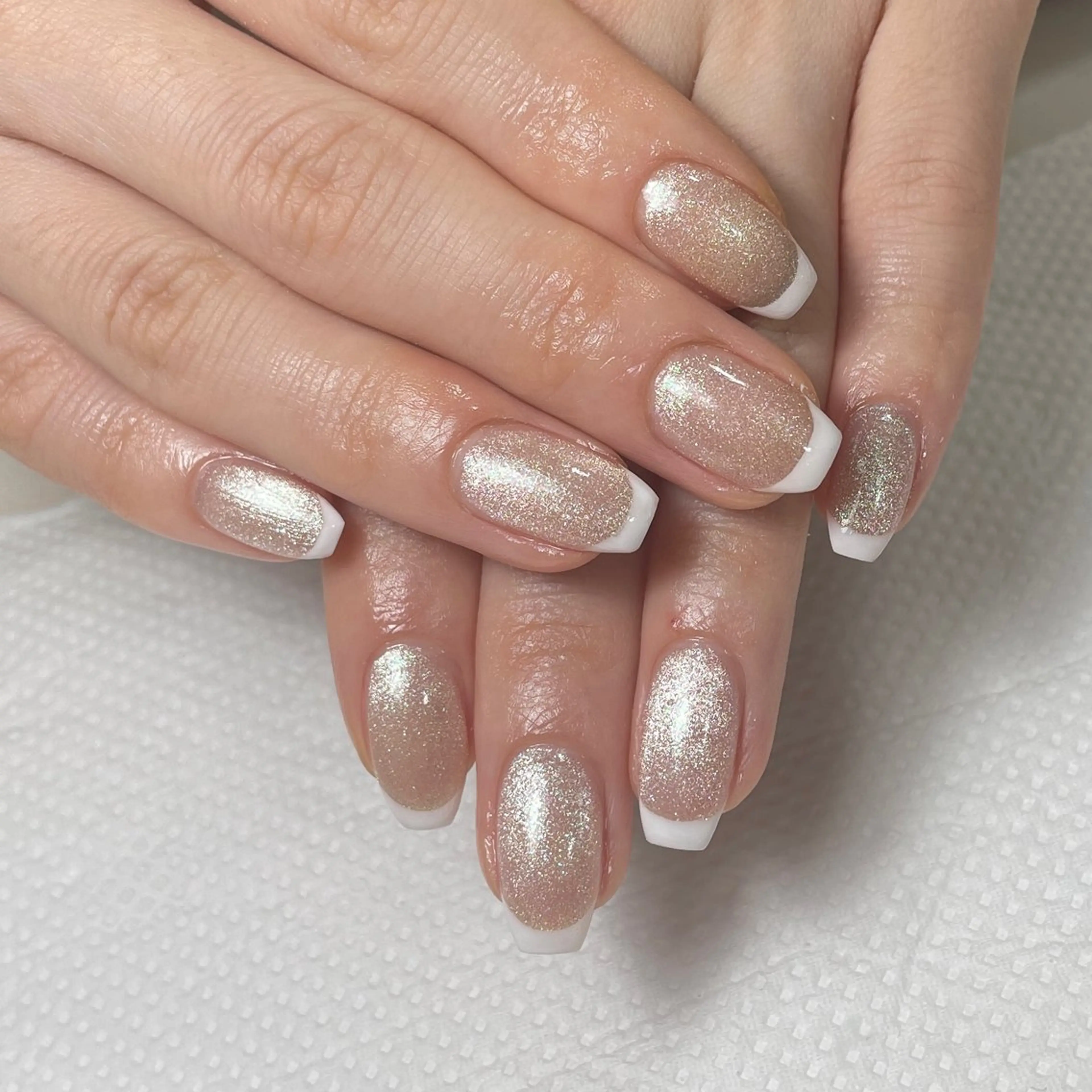 ネイル アートネイル フレンチネイル ジェルネイル グラデーション 韓国ネイル ハンドネイル 久保田 マリコのネイルデザイン