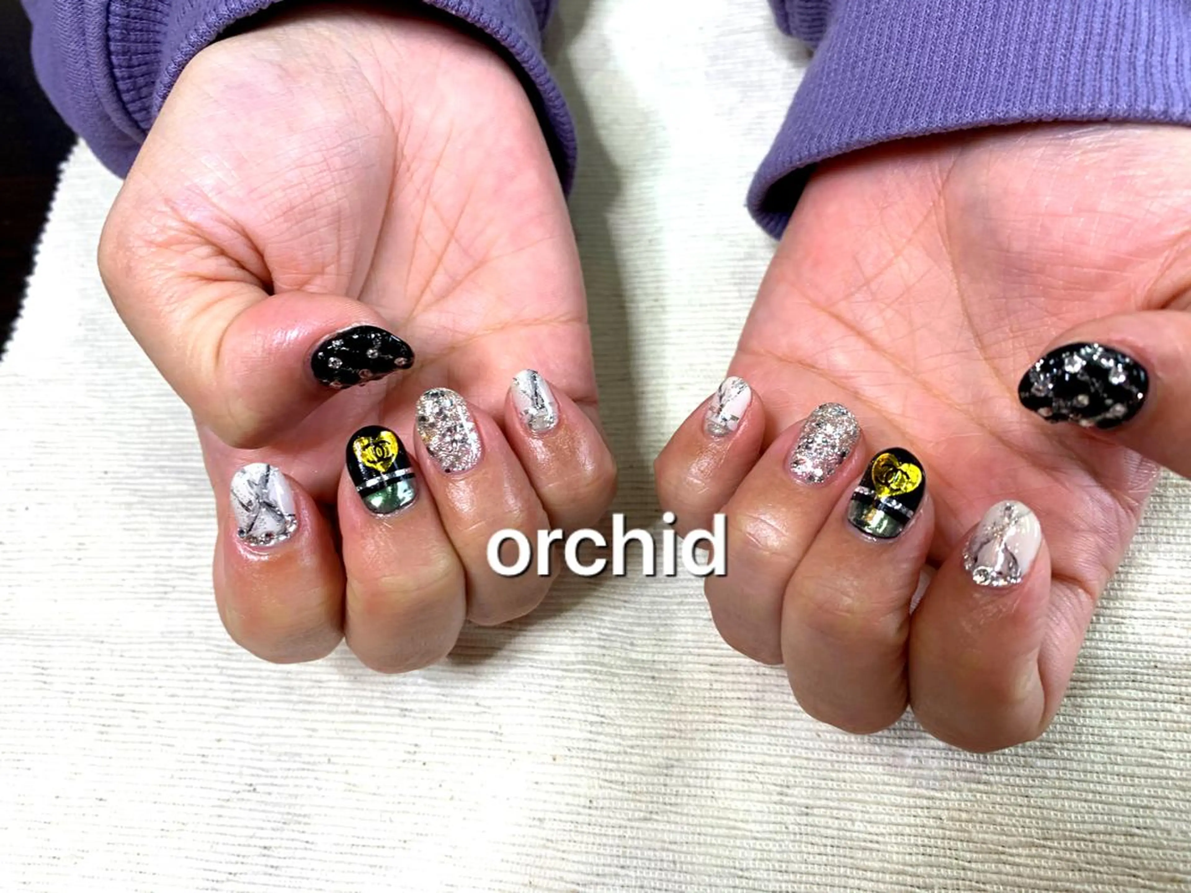 ネイル orchid ♡オーキッドのネイルデザイン