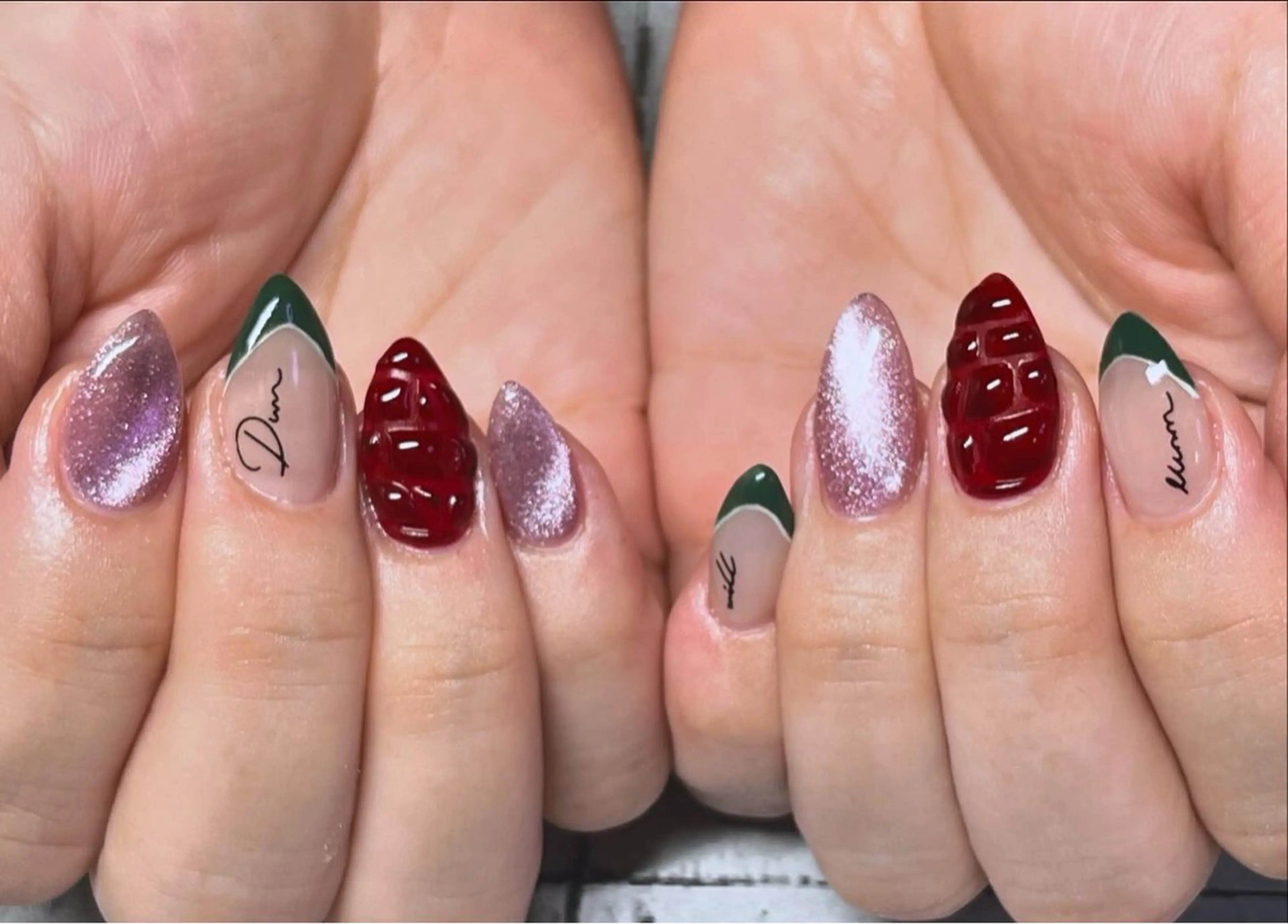 ネイル アートネイル ハンドネイル まり りぃ〜んのネイルデザイン