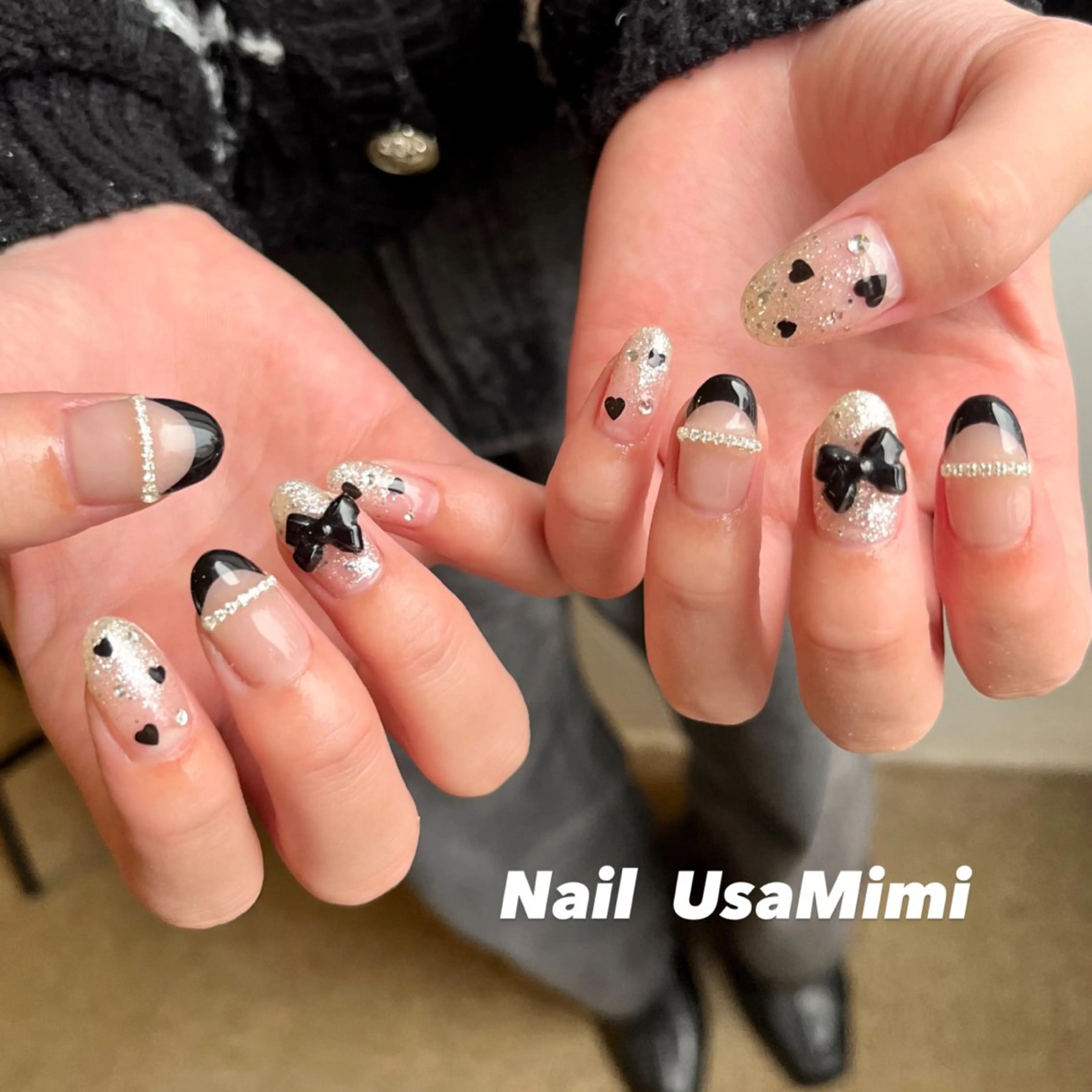 ネイル フレンチネイル ハンドネイル Nail Usa Mimi ASAKOのネイルデザイン