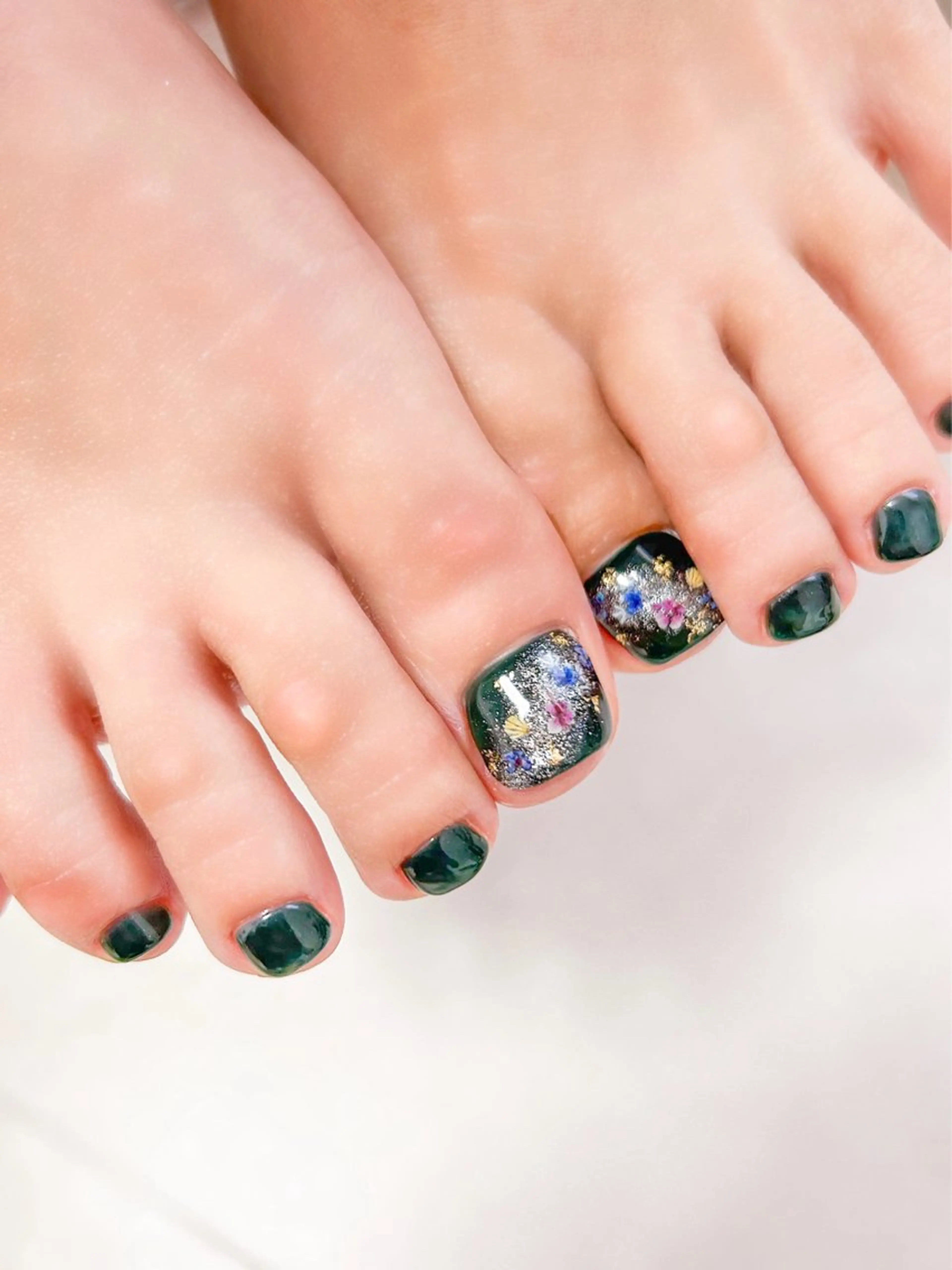 【フット】ジェルワンカラーの写真