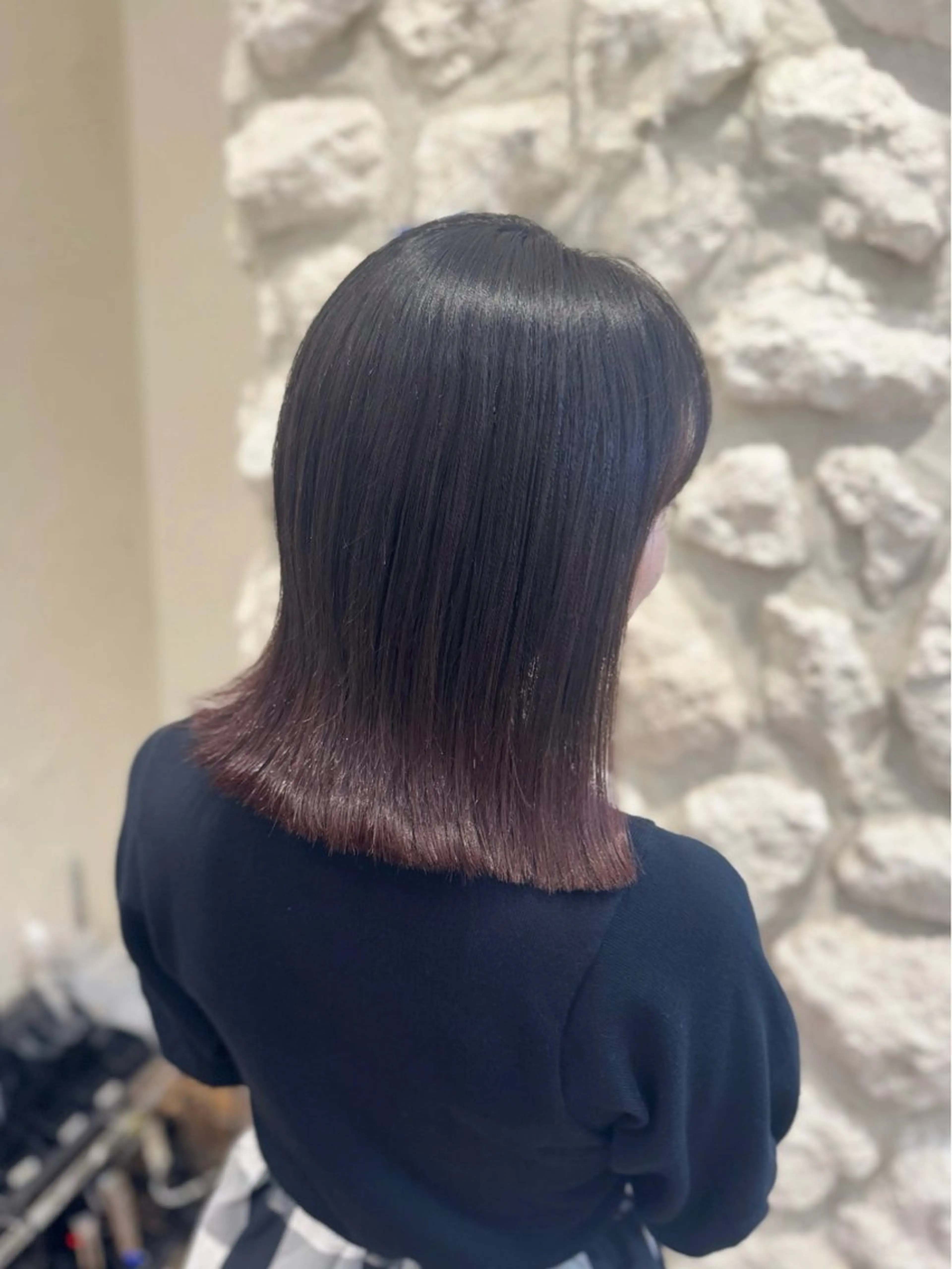 セミロング カラー kanako 🦋🫧のヘアスタイル