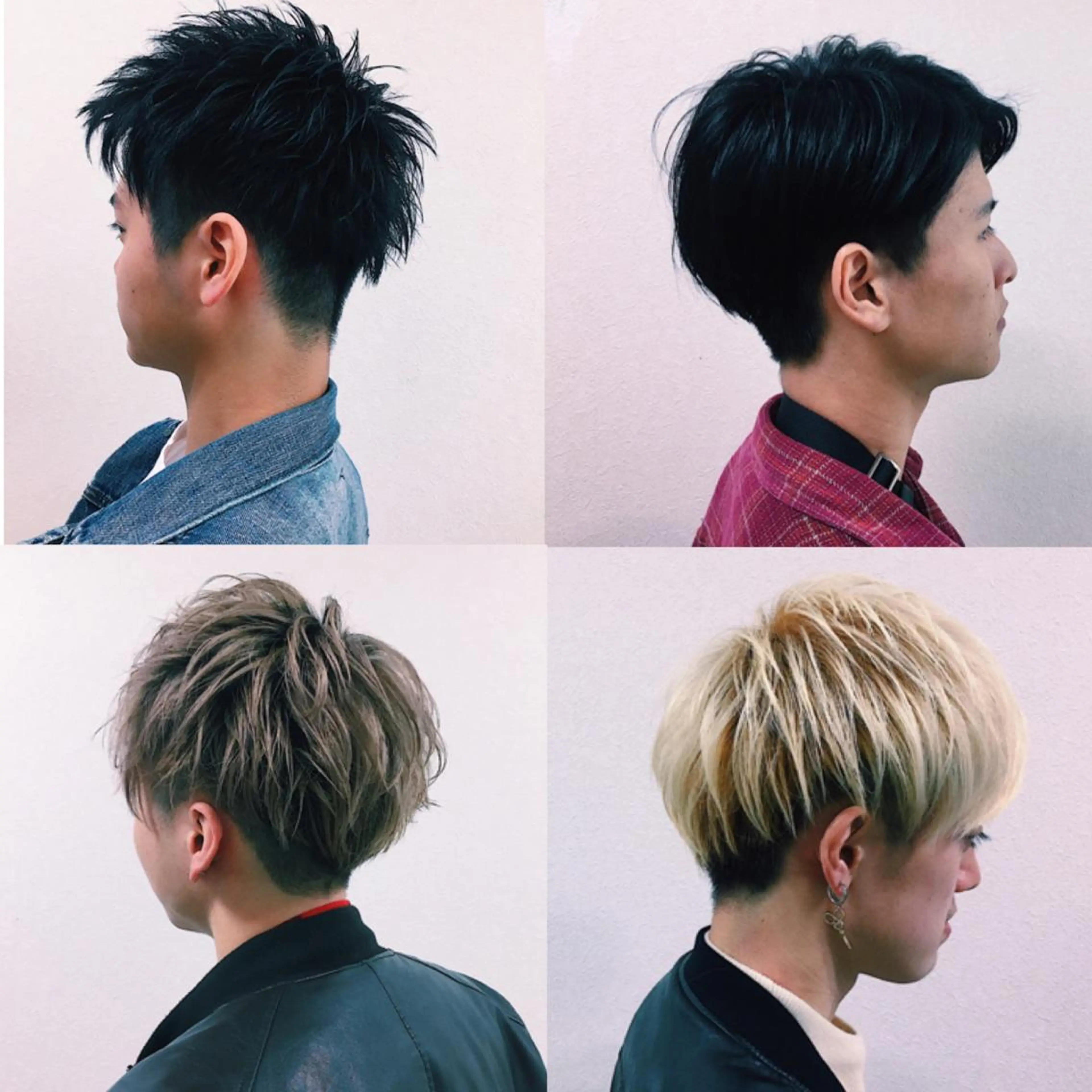 カラー メンズ ハイトーン/レイヤー /ウルフ⭐️永田⭐️のヘアスタイル