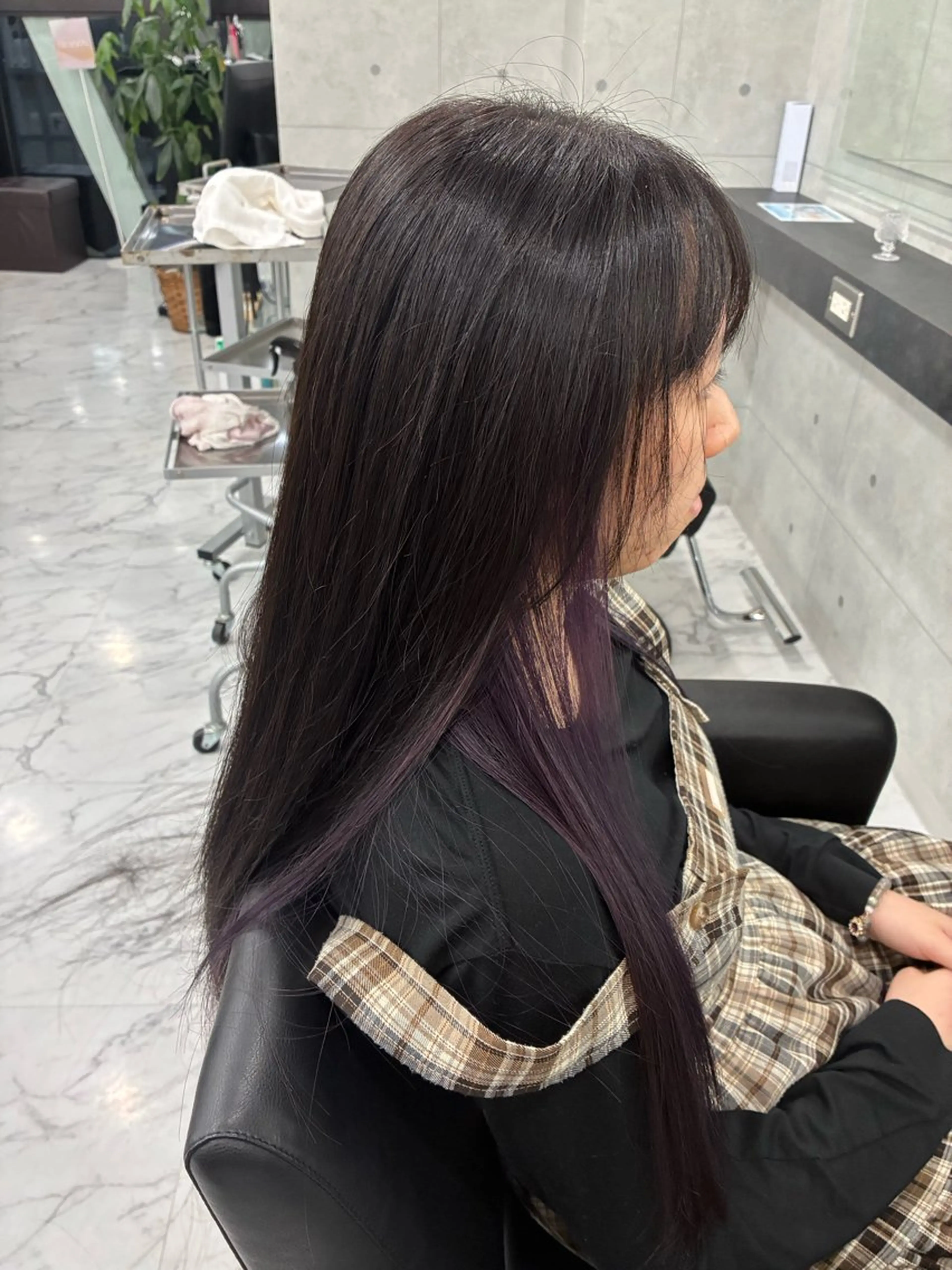 ロング カラー Endearing 北澤那未🌟銀座のヘアスタイル