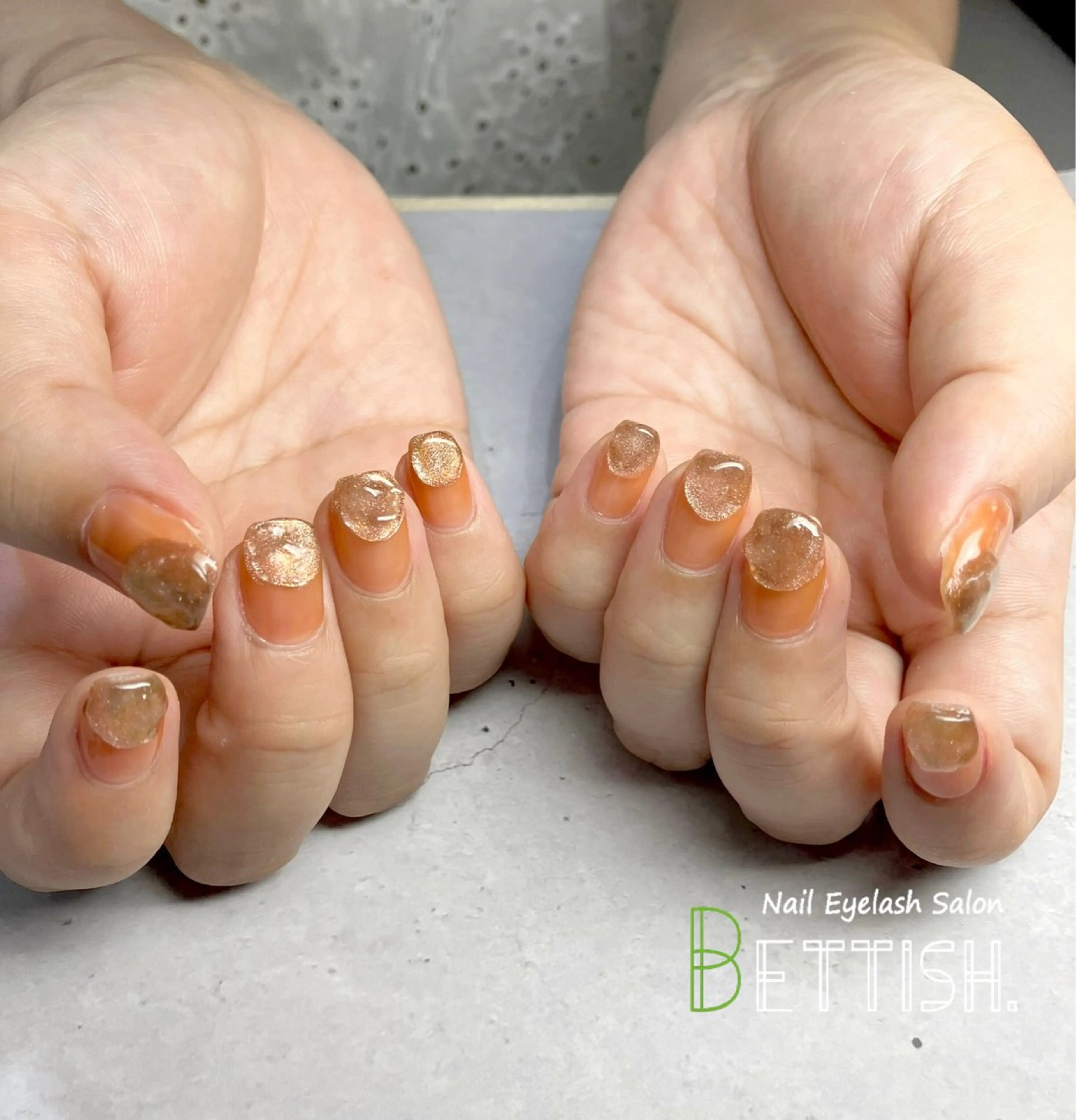 ネイル 氷ネイル・うるうるネイル ハンドネイル BETTISH. KUMIKO☺︎︎のネイルデザイン