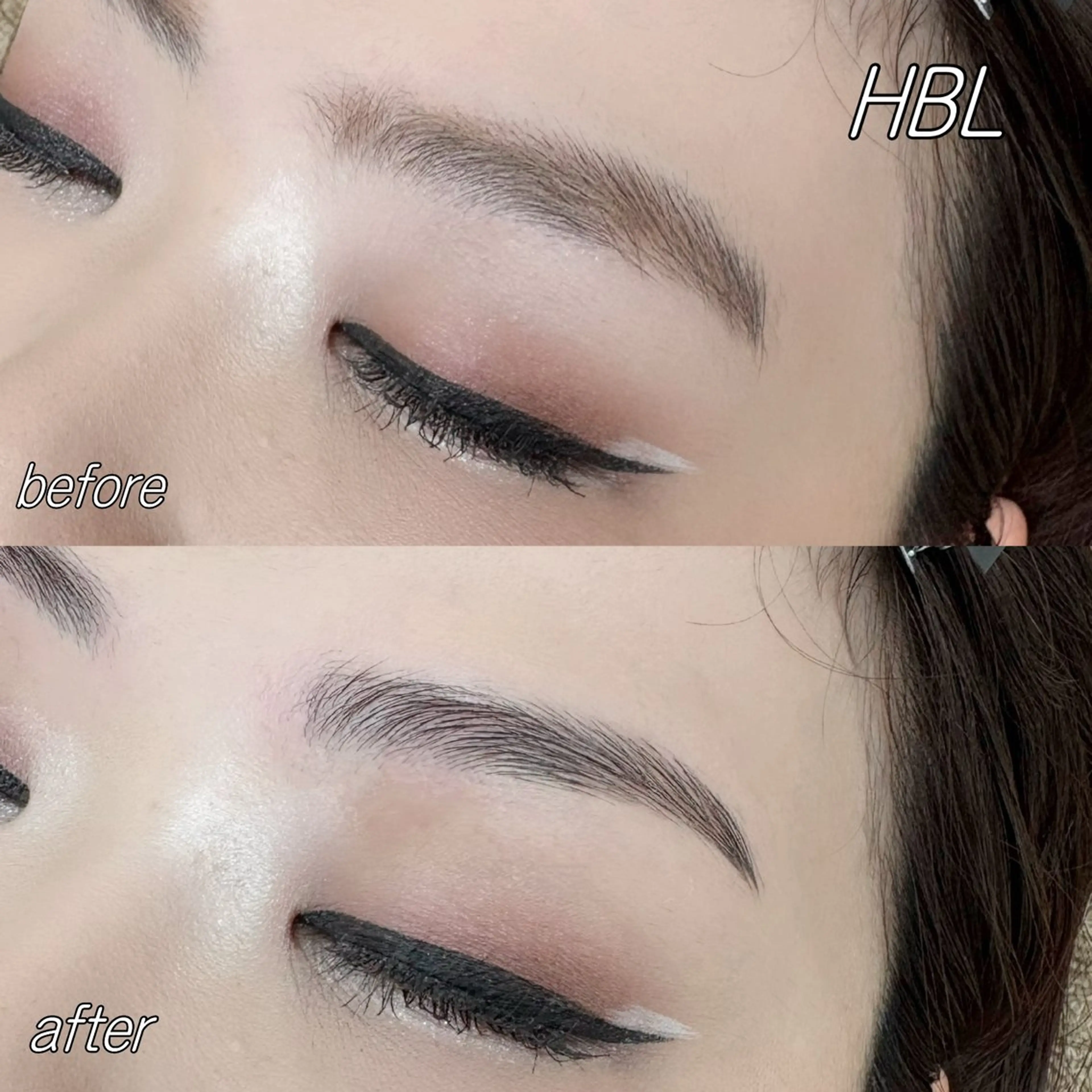 アイブロウ ハリウッドブロウリフト 🎀銀座パリジェンヌ マツエクmomo🎀のマツエク・マツパデザイン