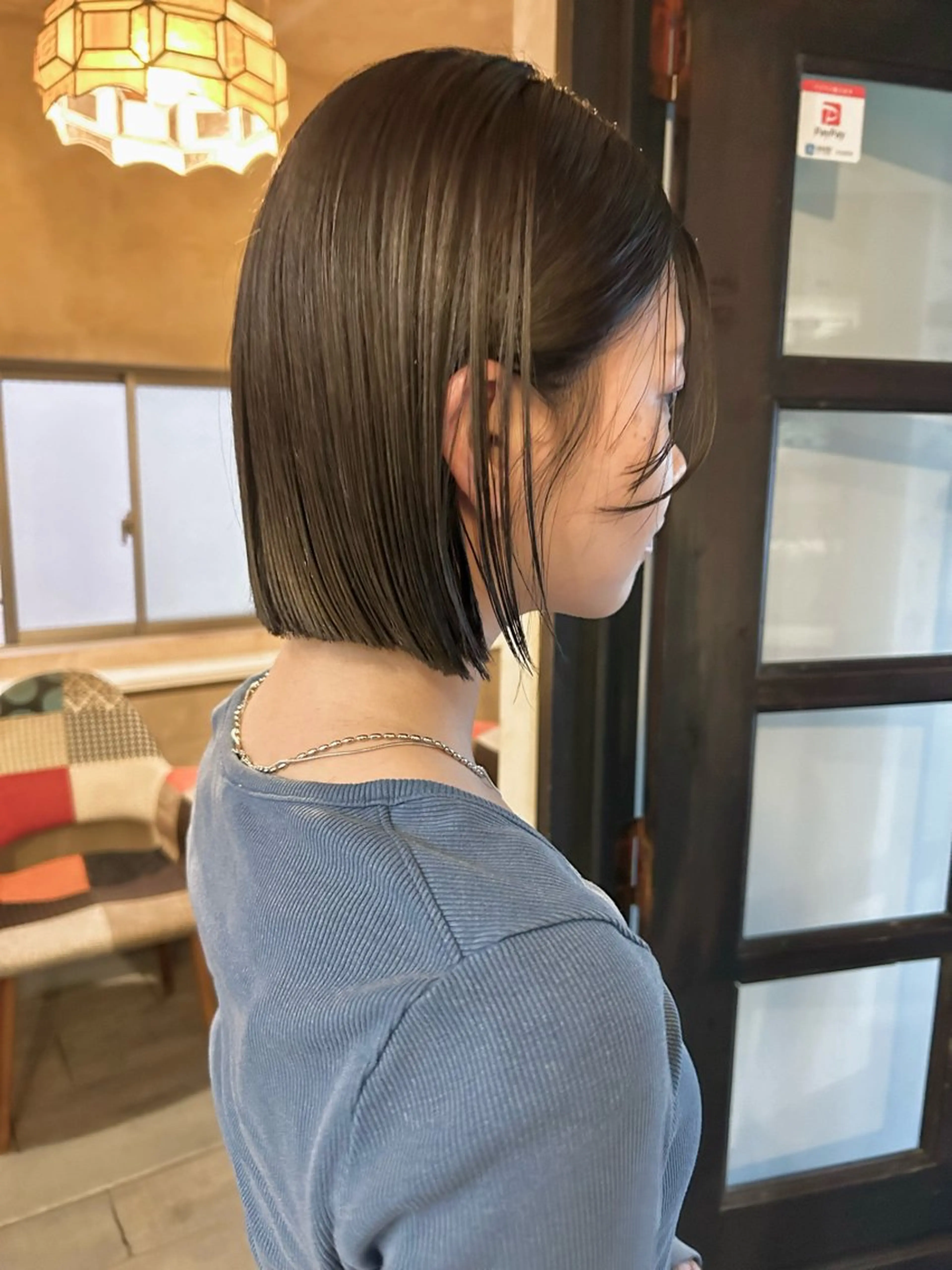 ミディアム ボブ/レイヤーボブ/ 竹原湧太【LUAU】のヘアスタイル