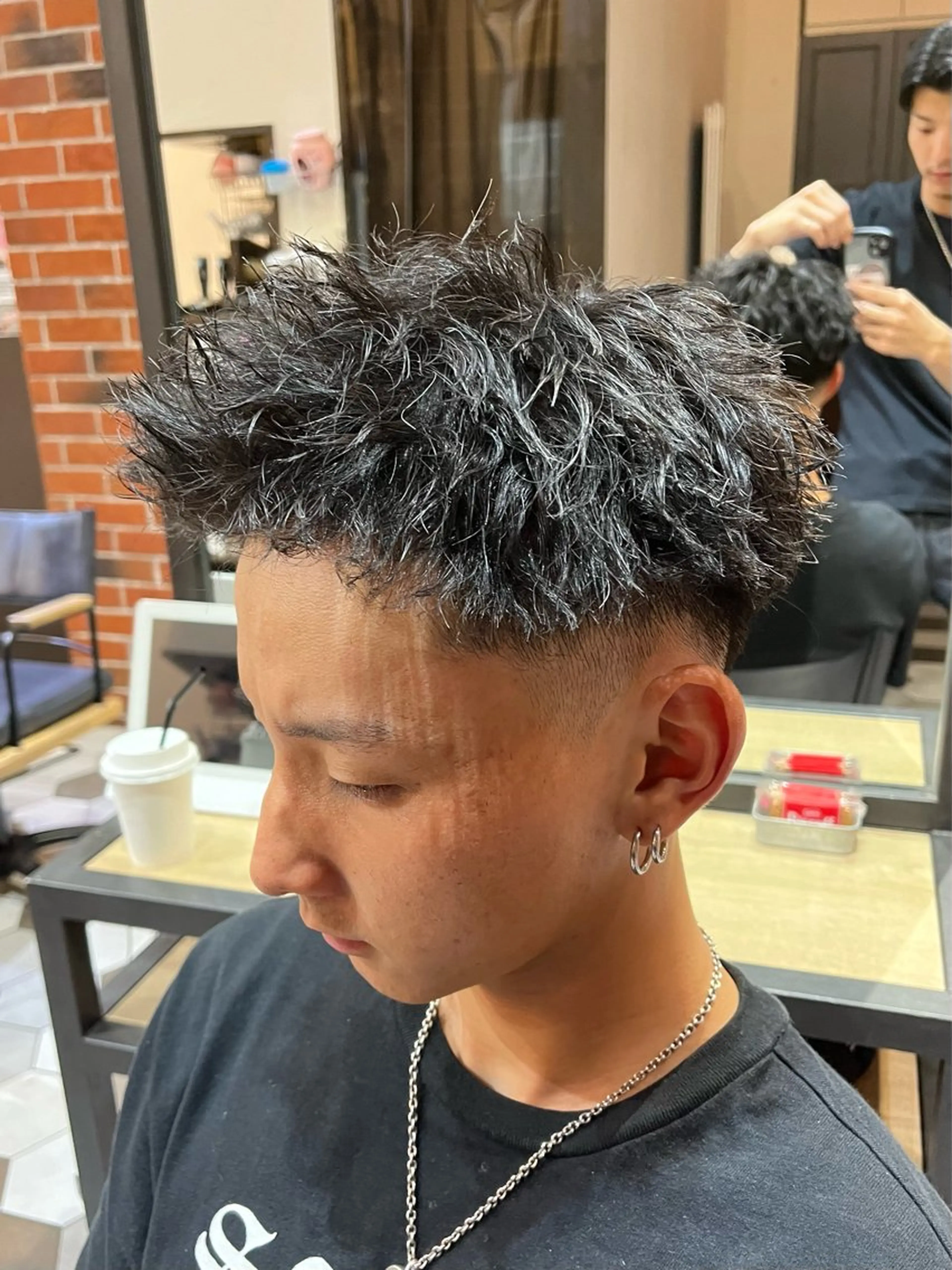 ショート パーマ メンズ 梅田/メンズ専門 ／加地光尊のヘアスタイル