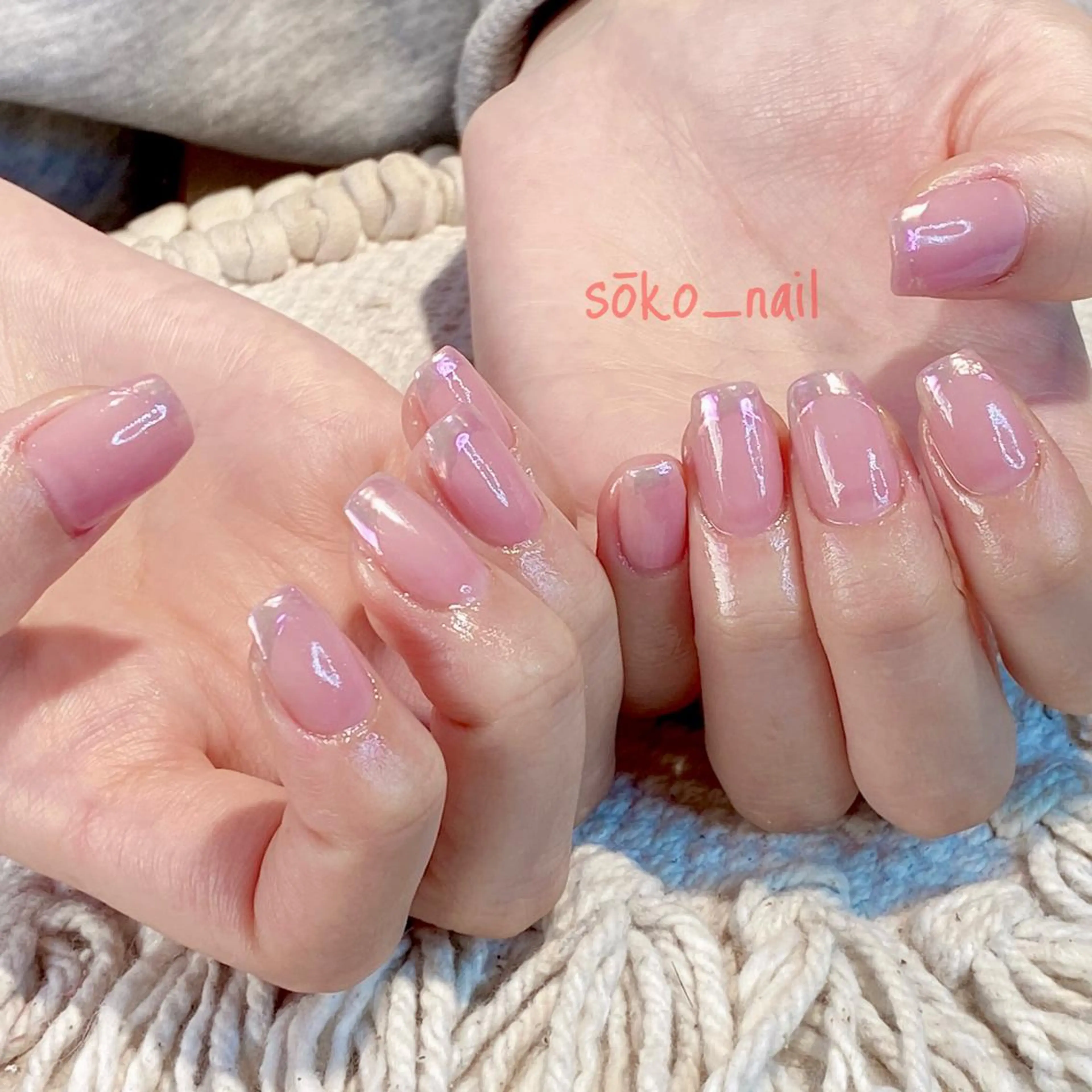 ネイル フレンチネイル ハンドネイル megu  / sōko nailのネイルデザイン