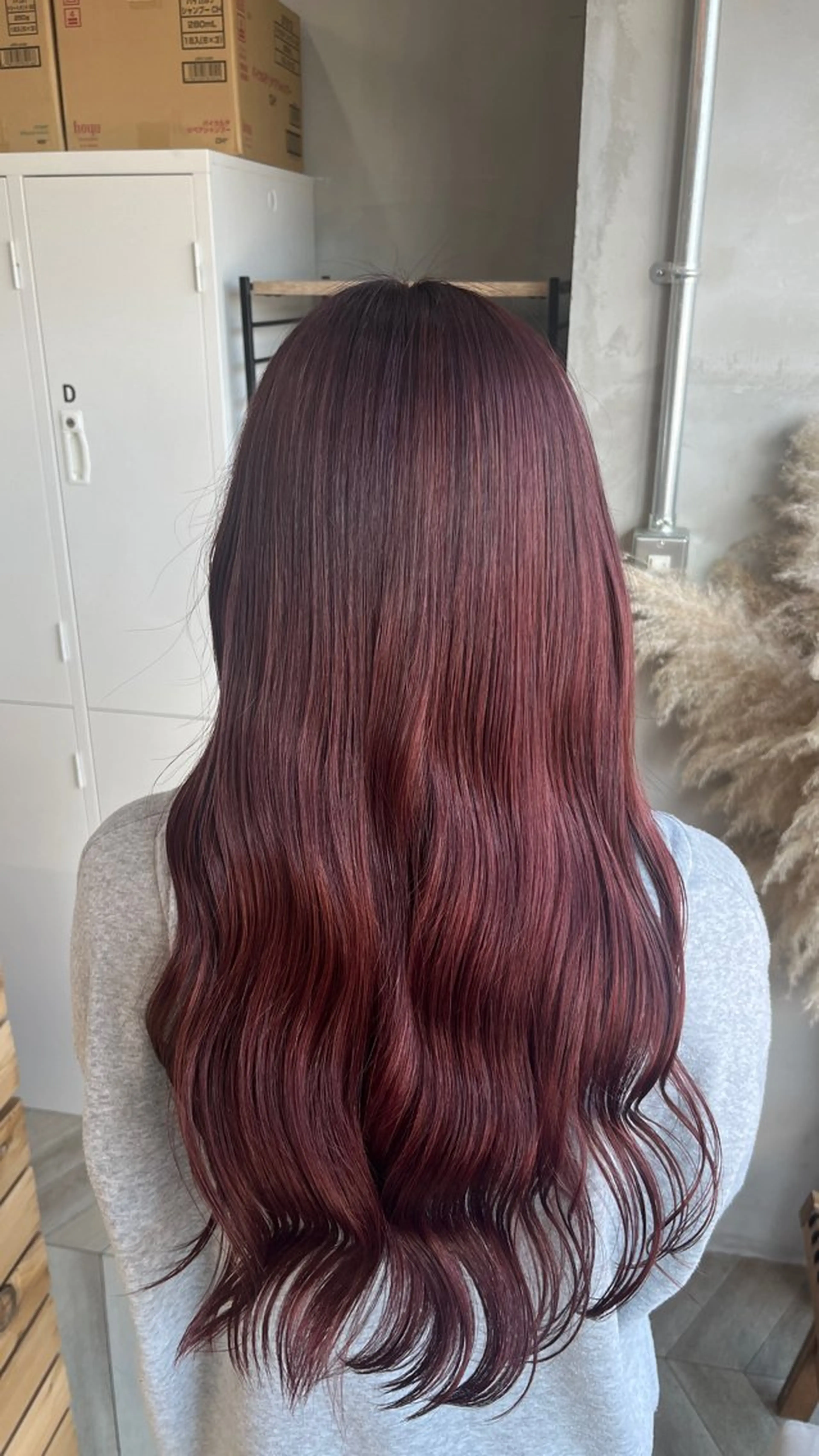 カラー 田中 萌のヘアスタイル