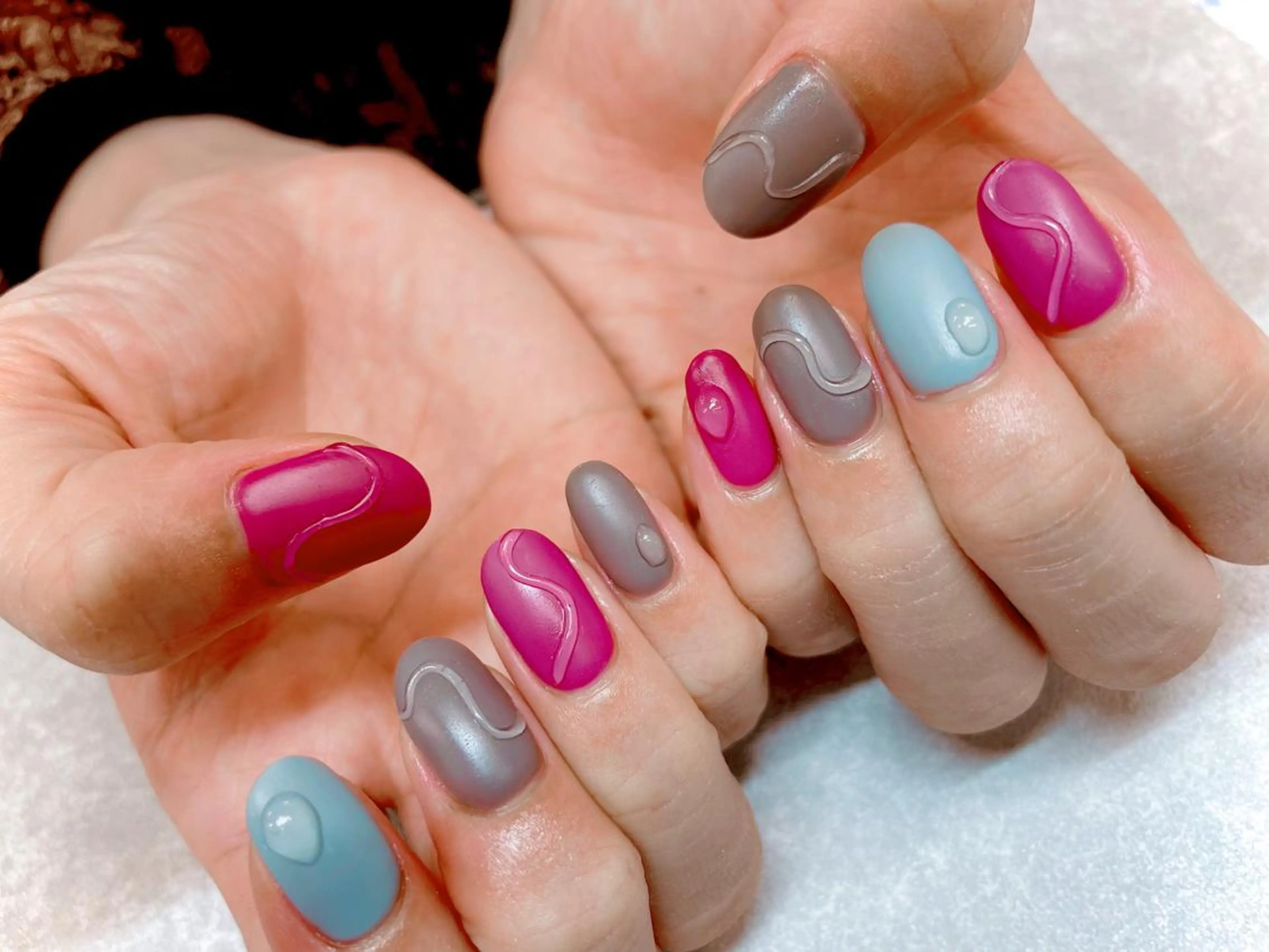 ネイル マットネイル nail salon Aymのネイルデザイン
