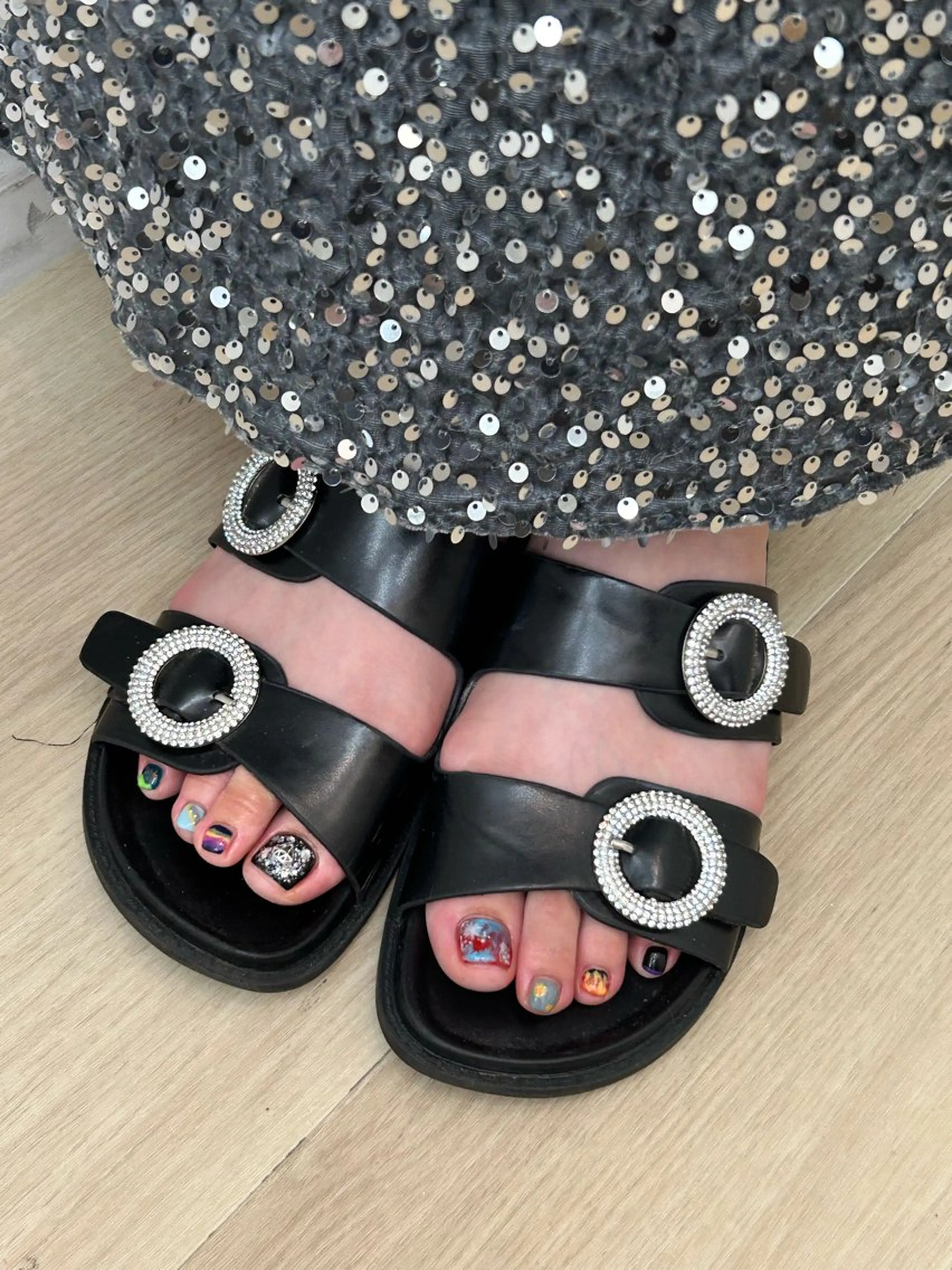 ネイル フットネイル プライベートネイルサロンone nail所属・one nail 【推し/概念ネイル】のネイルデザイン