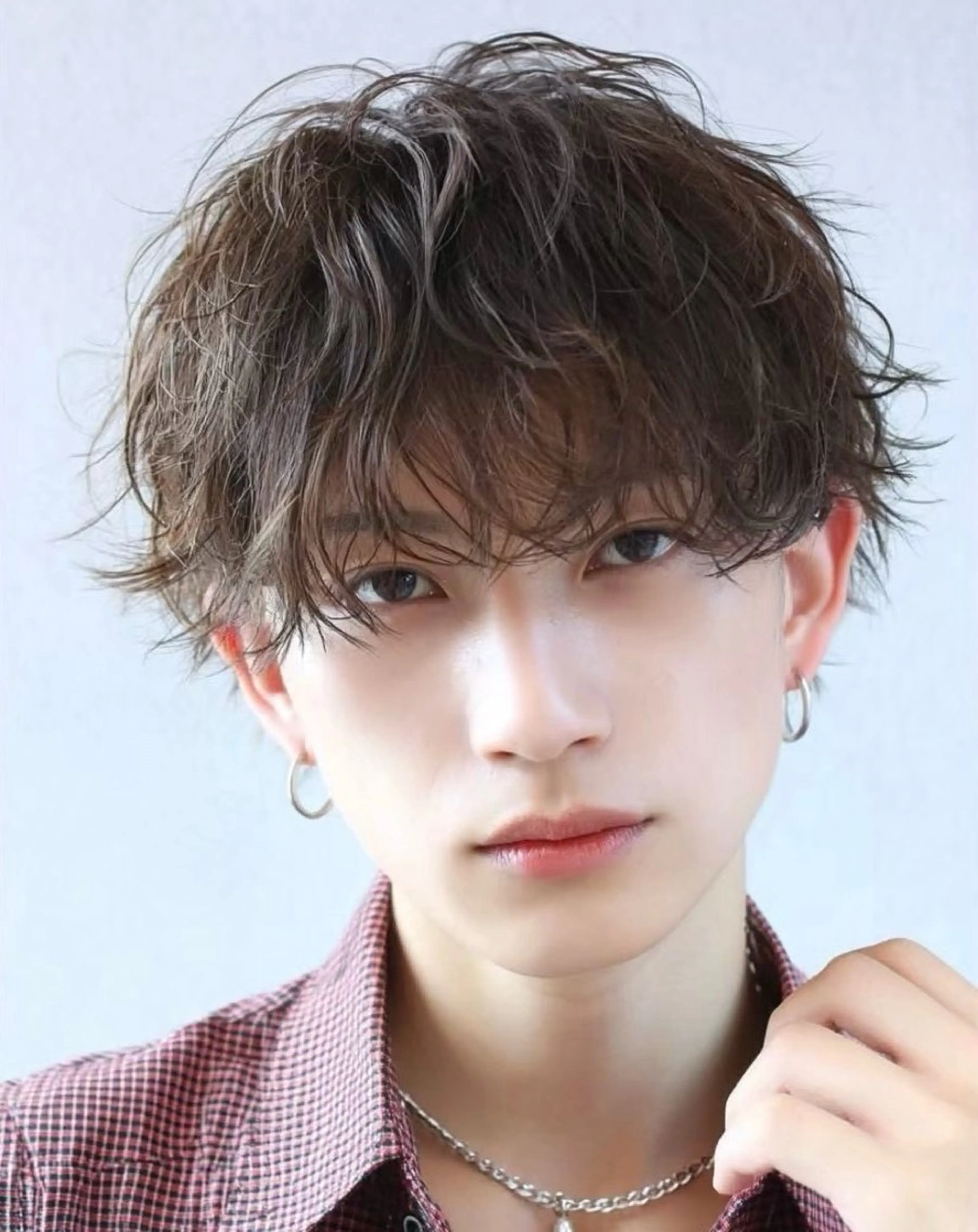 パーマ メンズ センターパート フェザーパーマ メンズパーマ ツイストスパイラルパーマ ニュアンスパーマ カット パーマ 🫧ナオ🫧 /韓国 ヘア/ マンツーマンのヘアスタイル