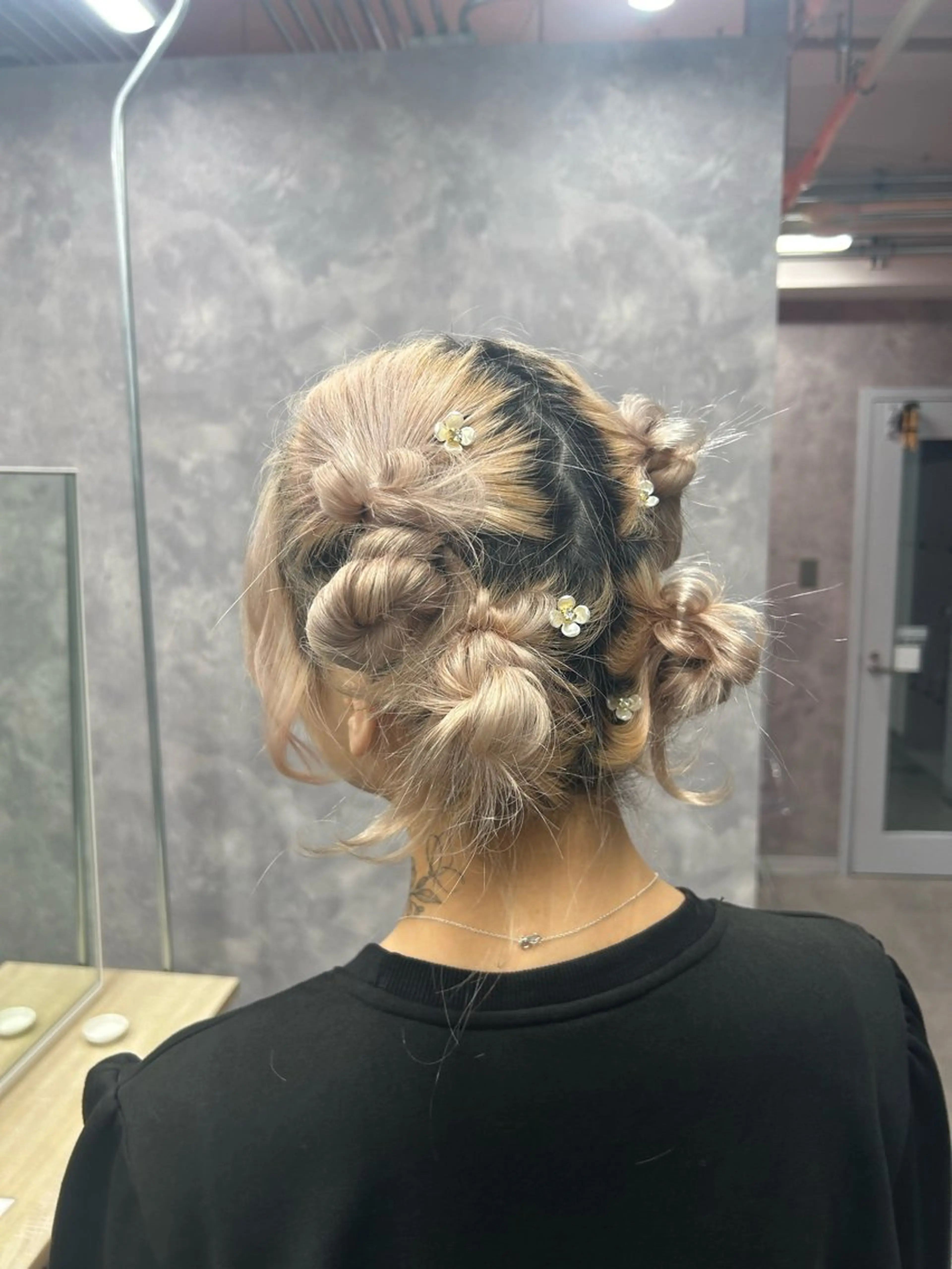 🩵盛り盛りヘアアレンジ🩵アップ系/もこもこアレンジ/飾りは持ち込みでお願いします🎀の写真