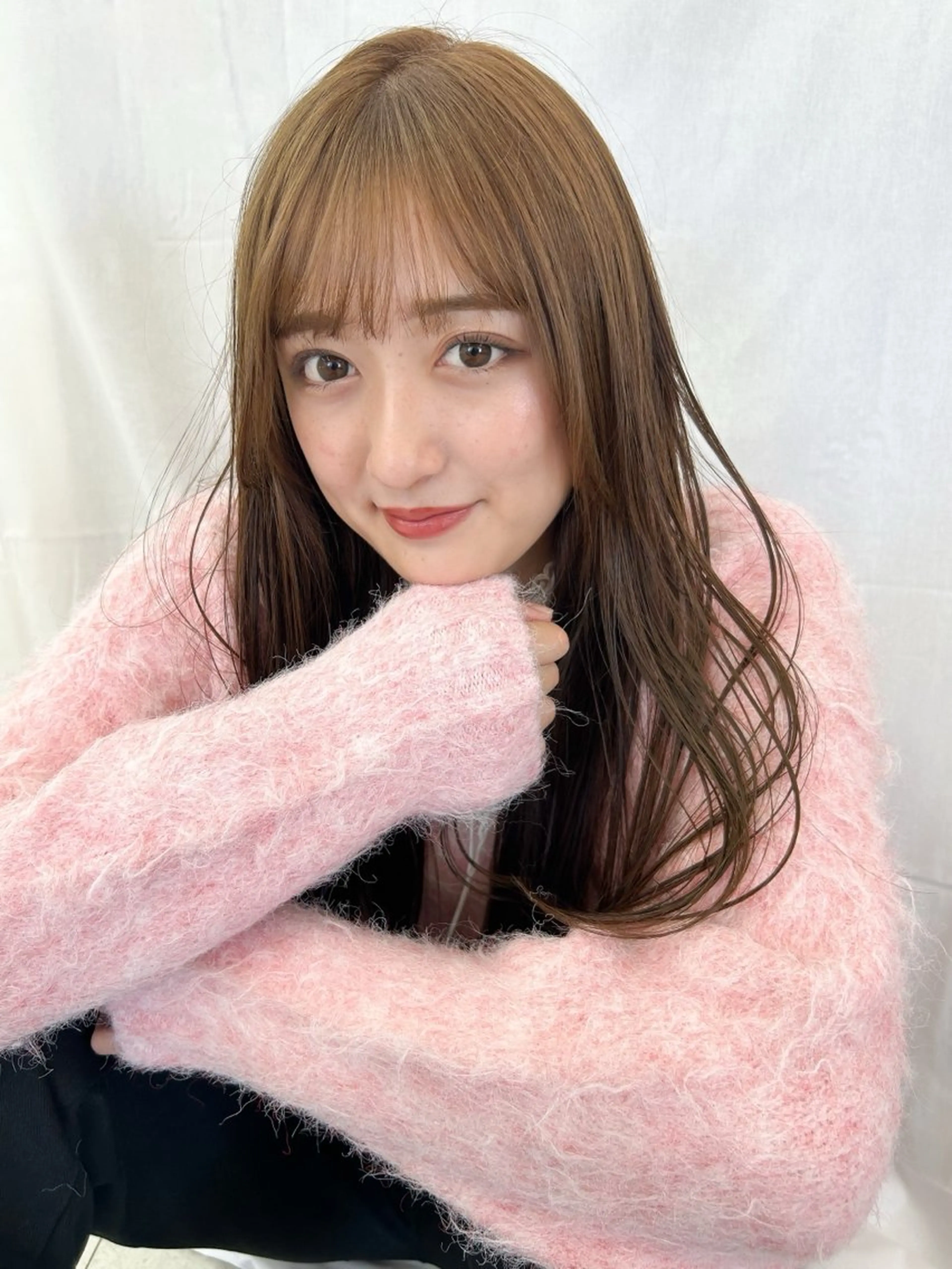 ロング ヘアカラー ダブルカラー/韓国 ヘア/さわのあかねのヘアスタイル