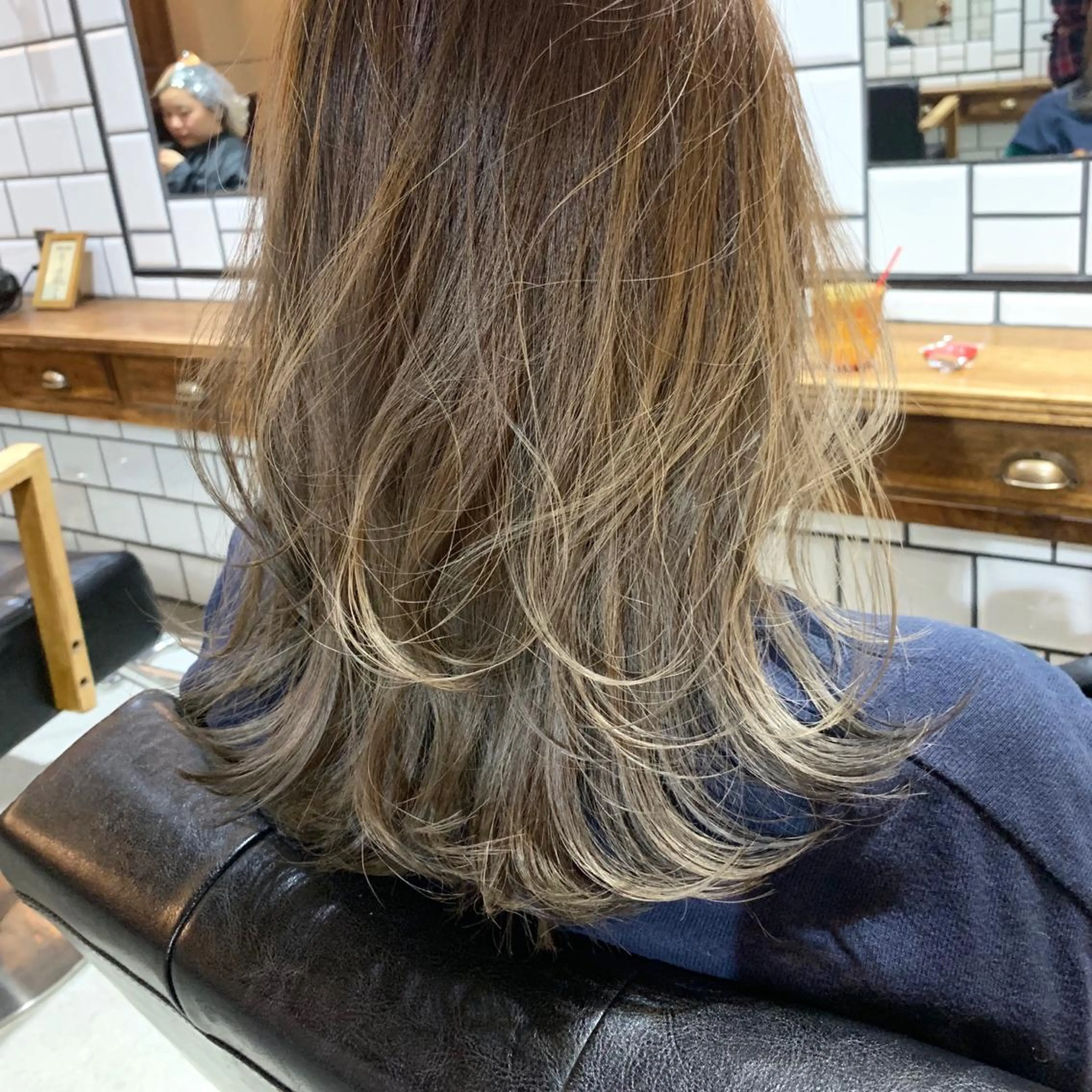 ミディアム カラー メンズヘア/レイヤー /ボブ山内春輝のヘアスタイル