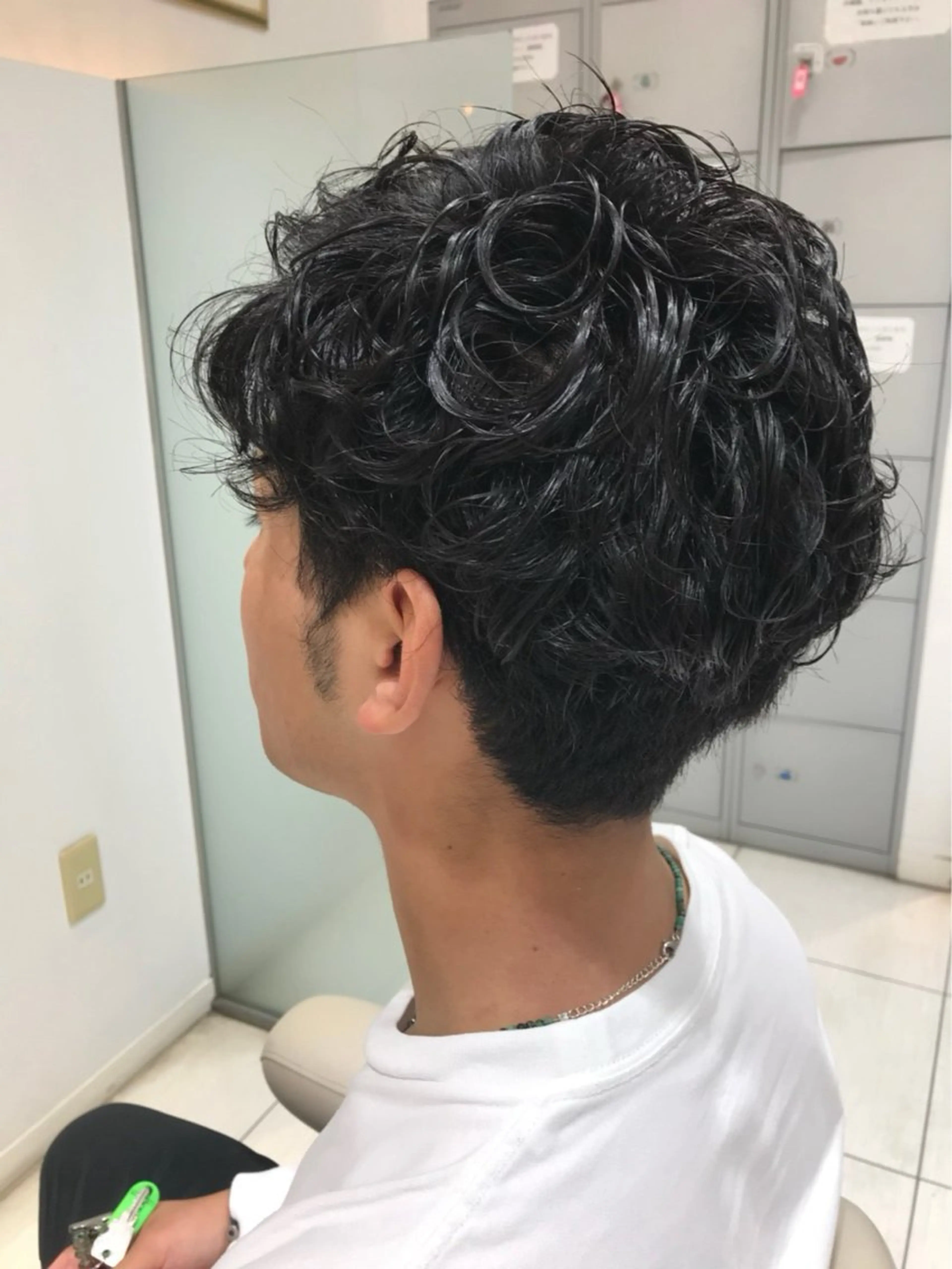 ショート パーマ メンズ カット パーマ ケンジアネッタ Men'sのヘアスタイル