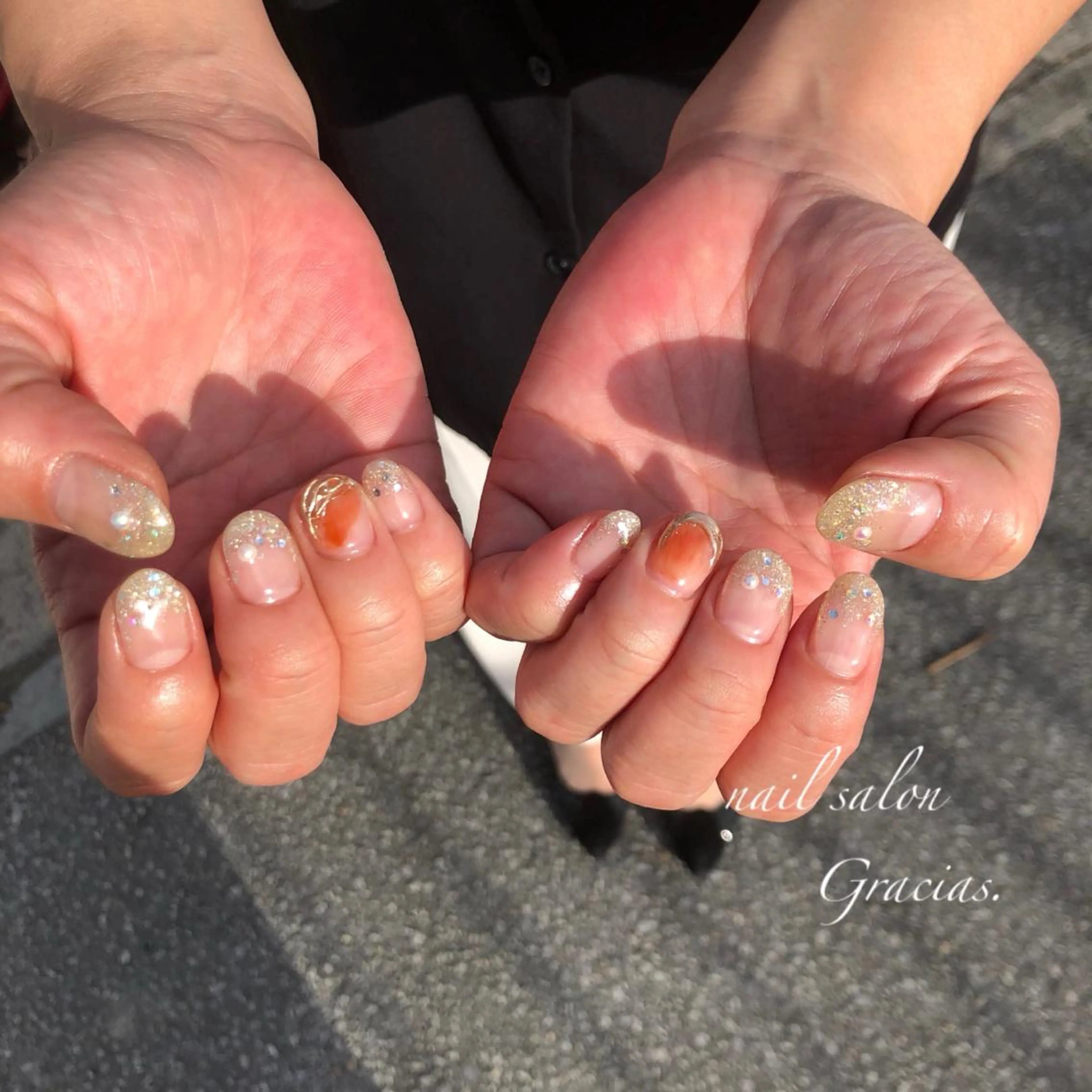 ネイル ハンドネイル Gracias. rieのネイルデザイン