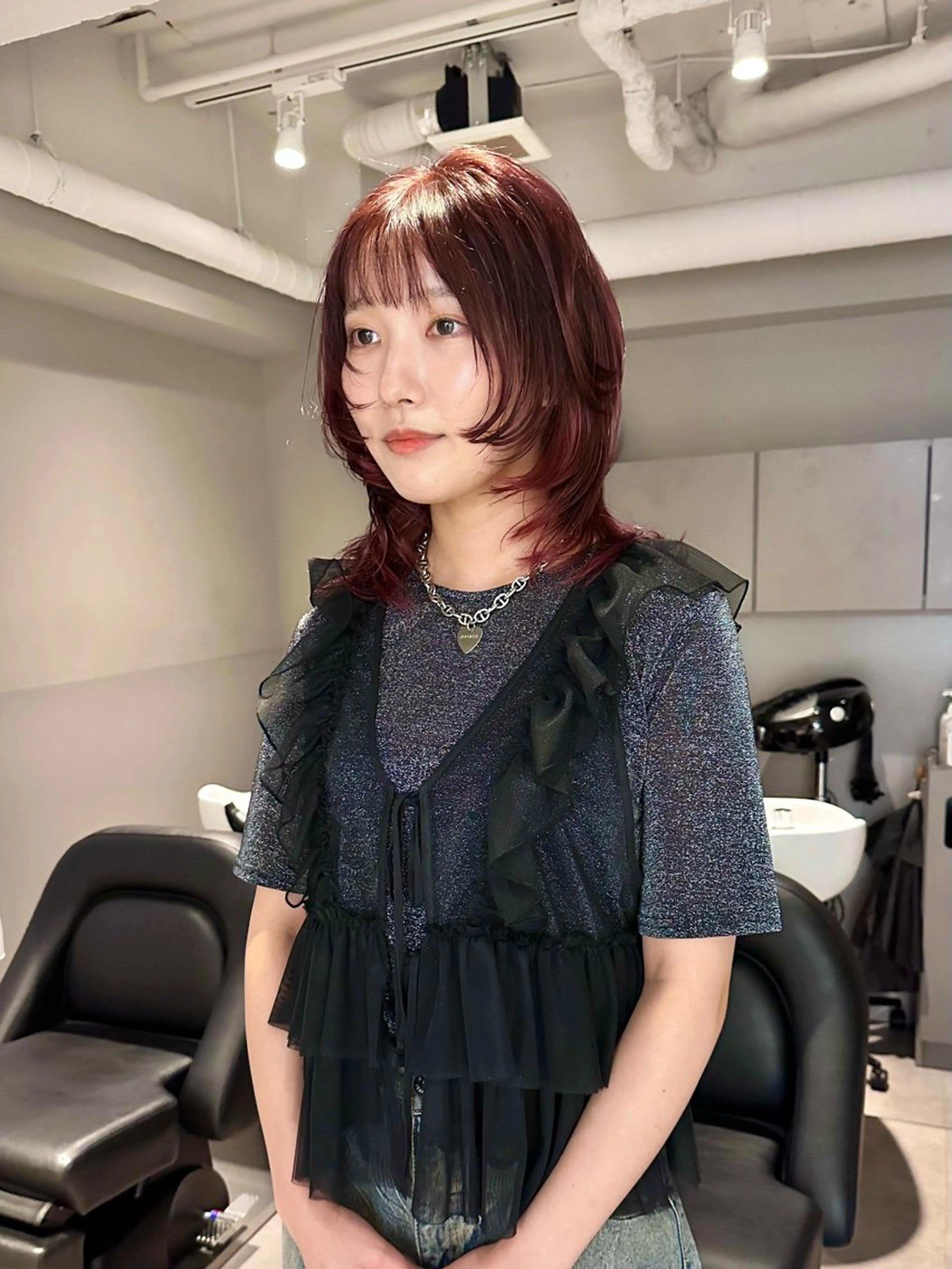 カラー レイヤーカット 古川洋之のヘアスタイル