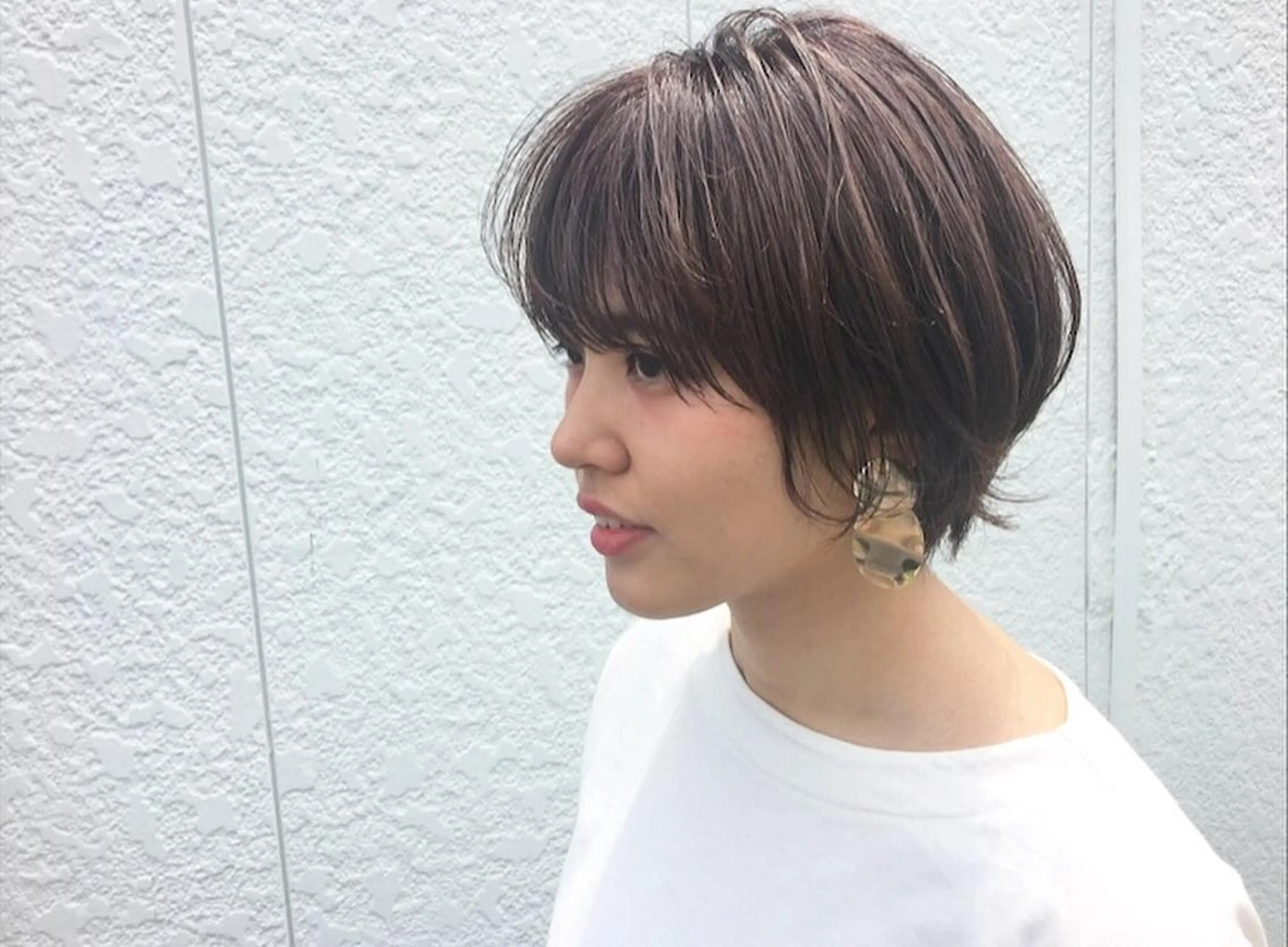 ショート カラー アッシュ ラベンダーカラー ラベンダーアッシュ ショートヘア カット ヘッドスパ 鈴木 翔梧のヘアスタイル