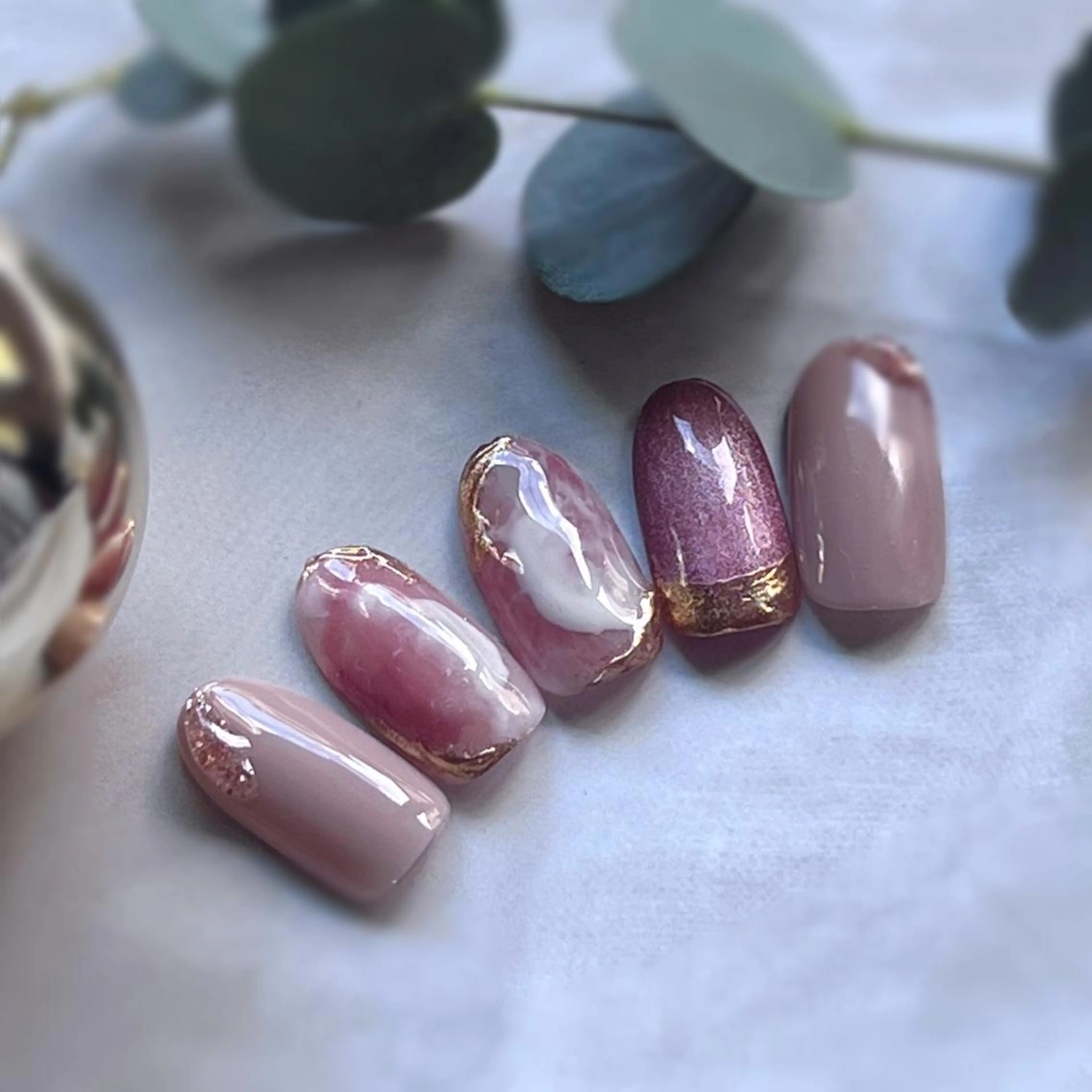 ネイル ニュアンスネイル ピンク ホワイト 【爪の育成専門】深爪・むしり癖・丸い爪・ガサガサなど　　Rio nail所属・Rio nail まなみのネイルデザイン