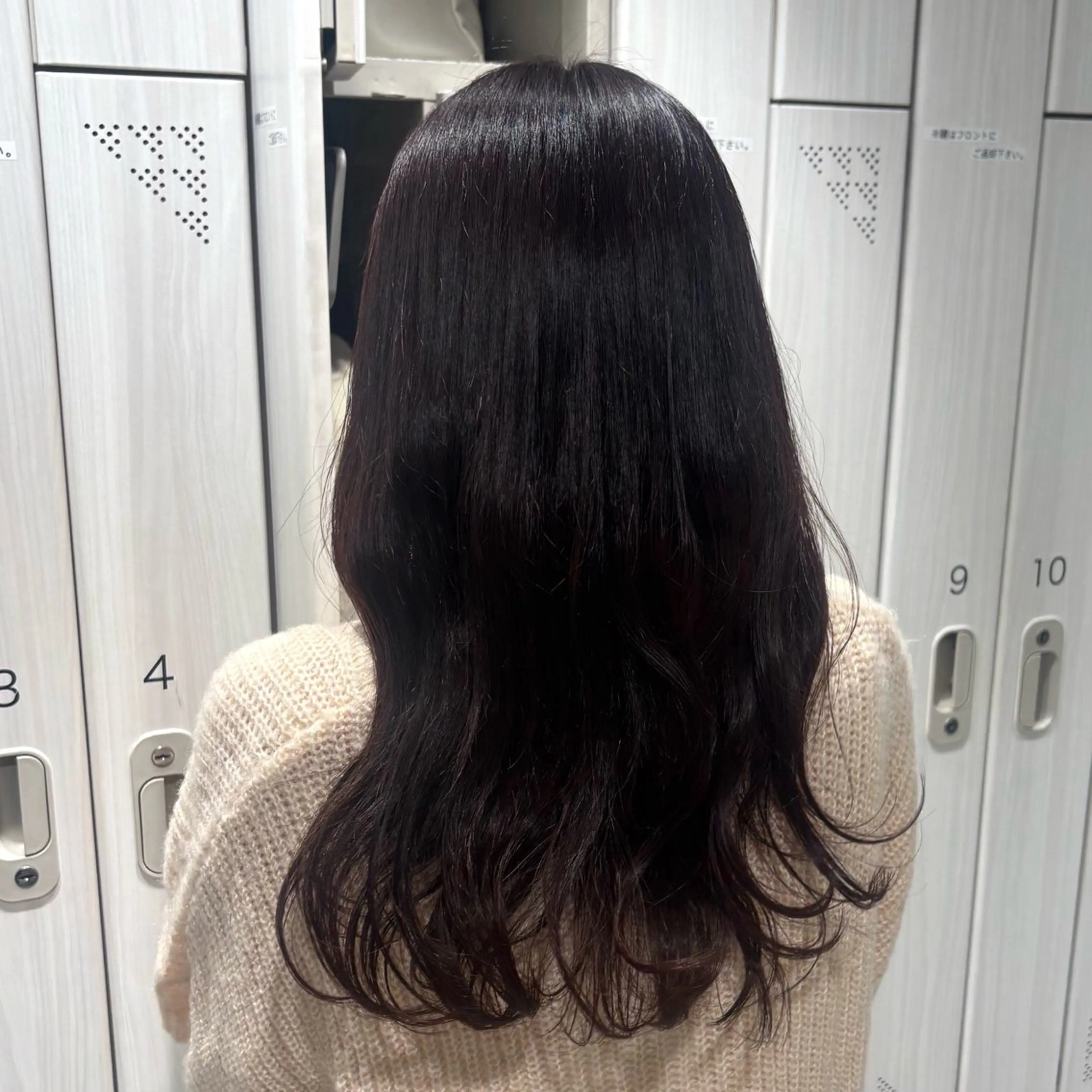 ロング カラー ブラウンカラー ピンクカラー ピンクブラウン 田名部 愛乙のヘアスタイル