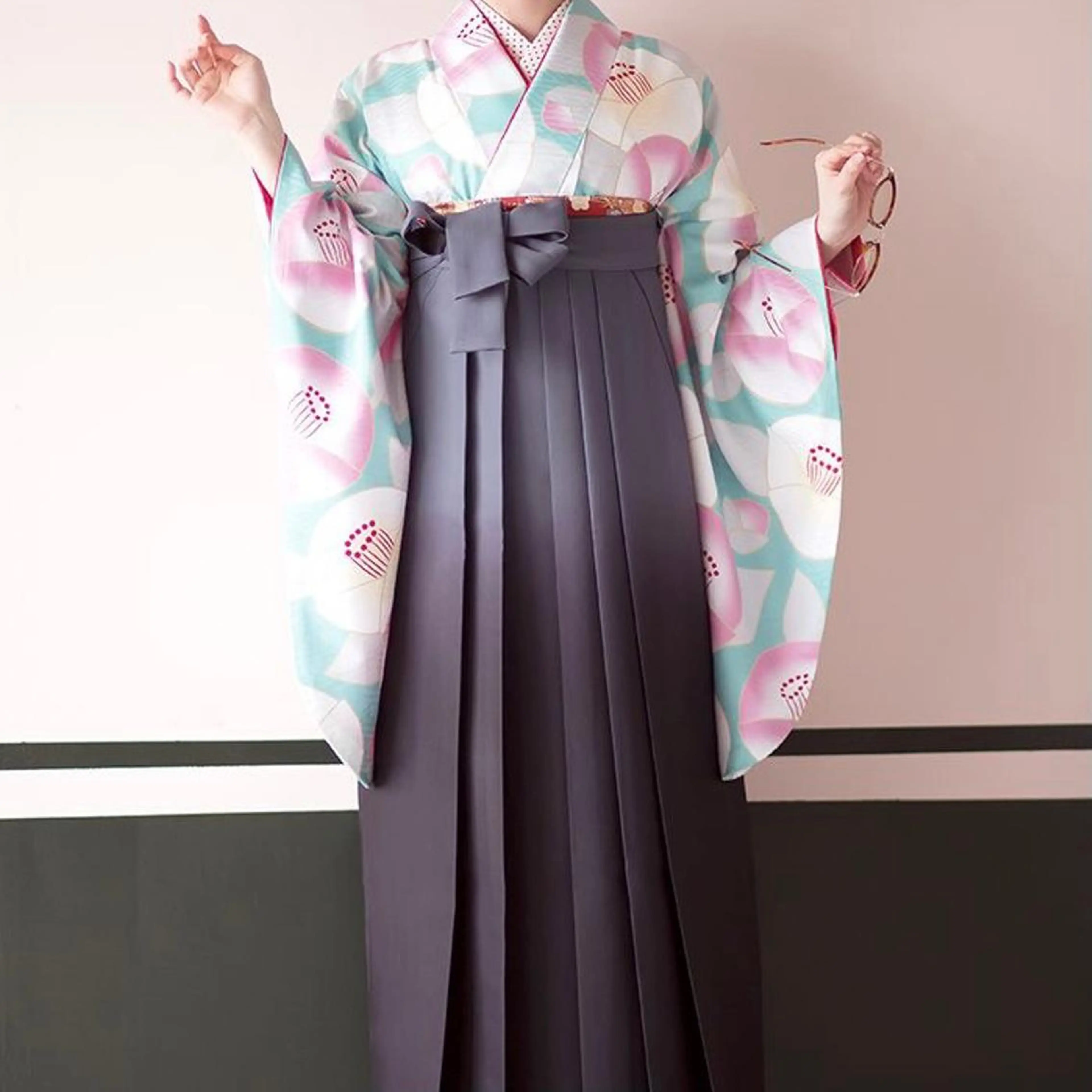 ノンダメージ⭐️ 透明感カラー中田七菜のヘアスタイル