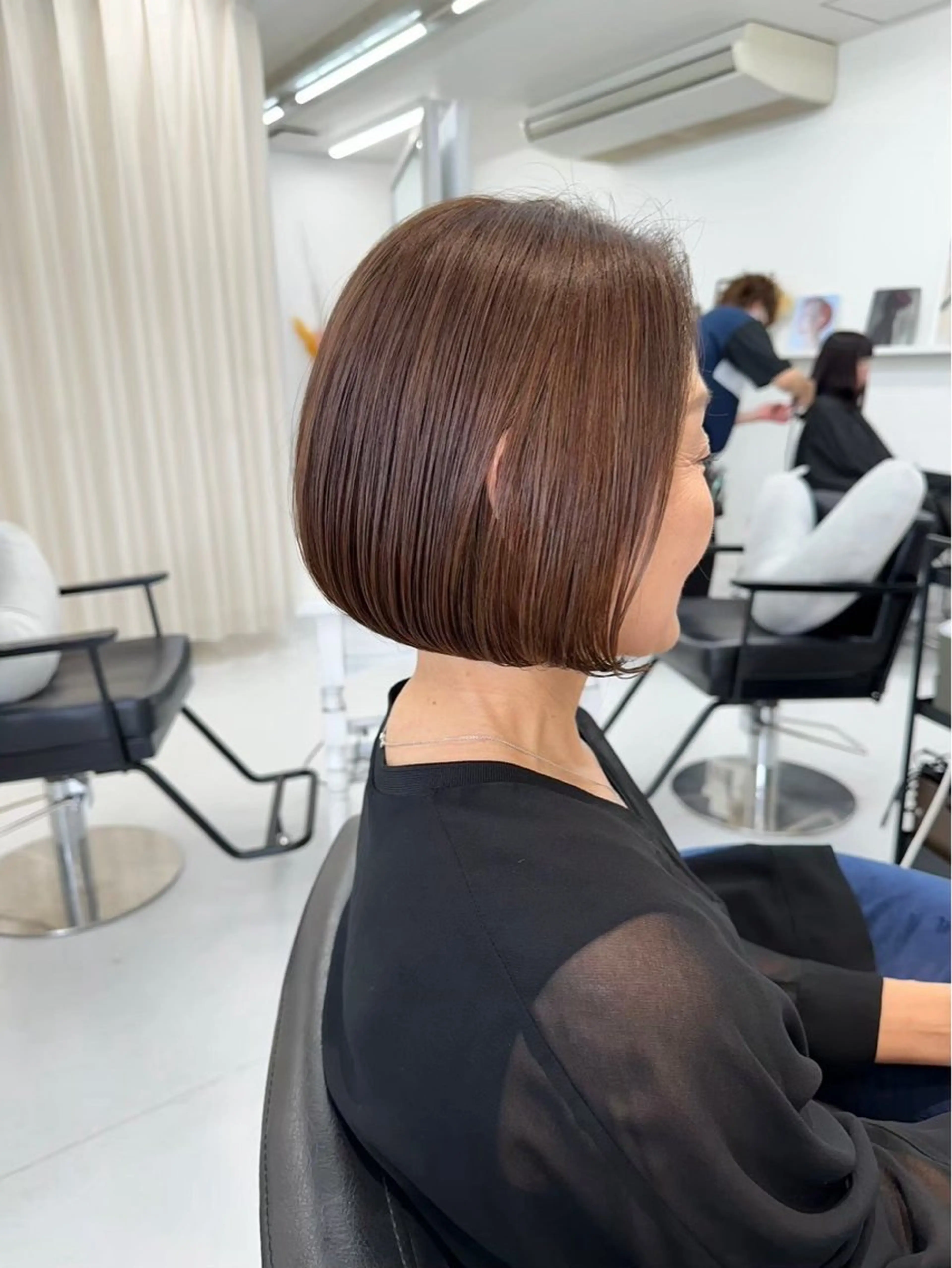 カラー 山崎結菜 髪質改善💎のヘアスタイル