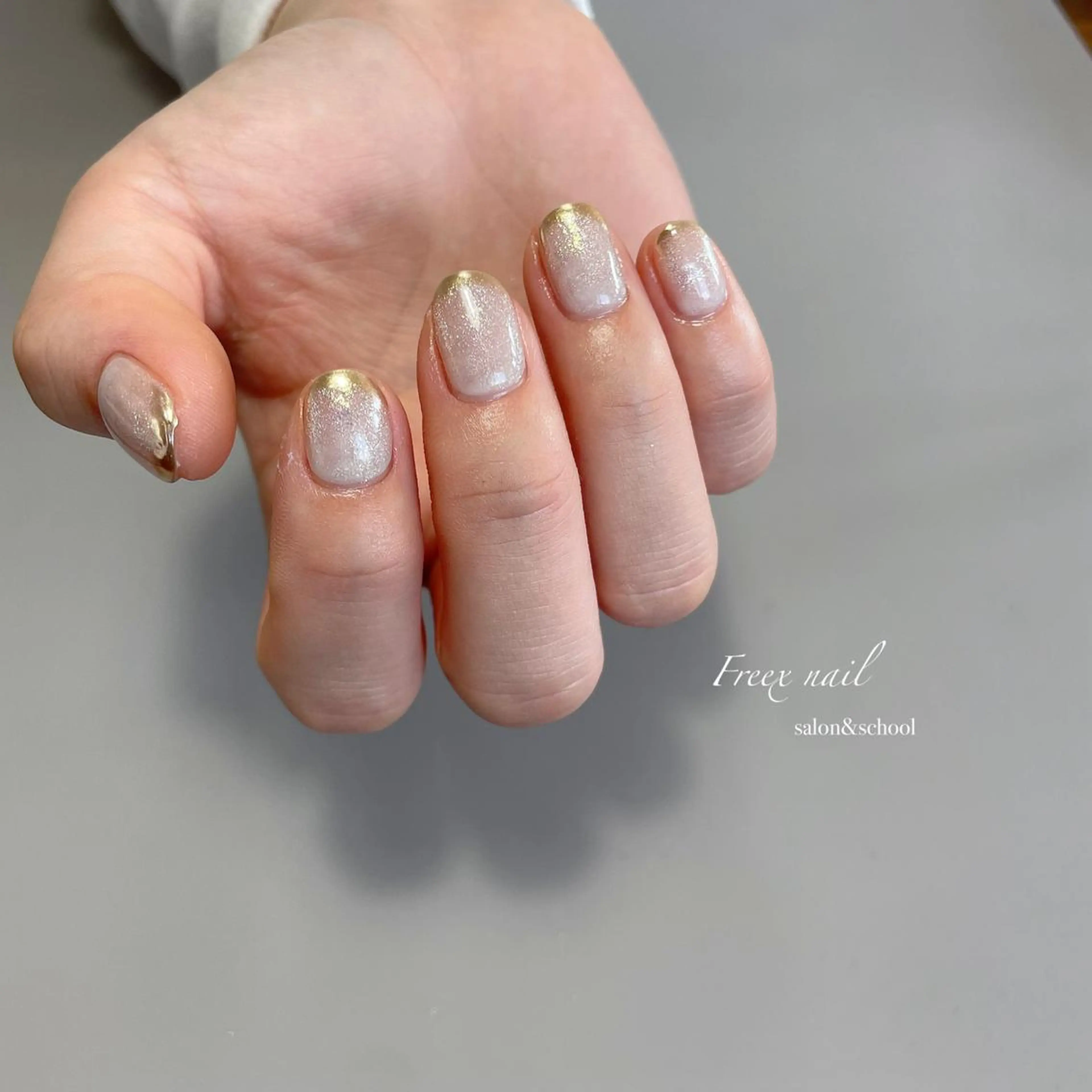 ネイル マグネットネイル ハンドネイル ハンドケア freex nail /ニュアンス/個性派のネイルデザイン