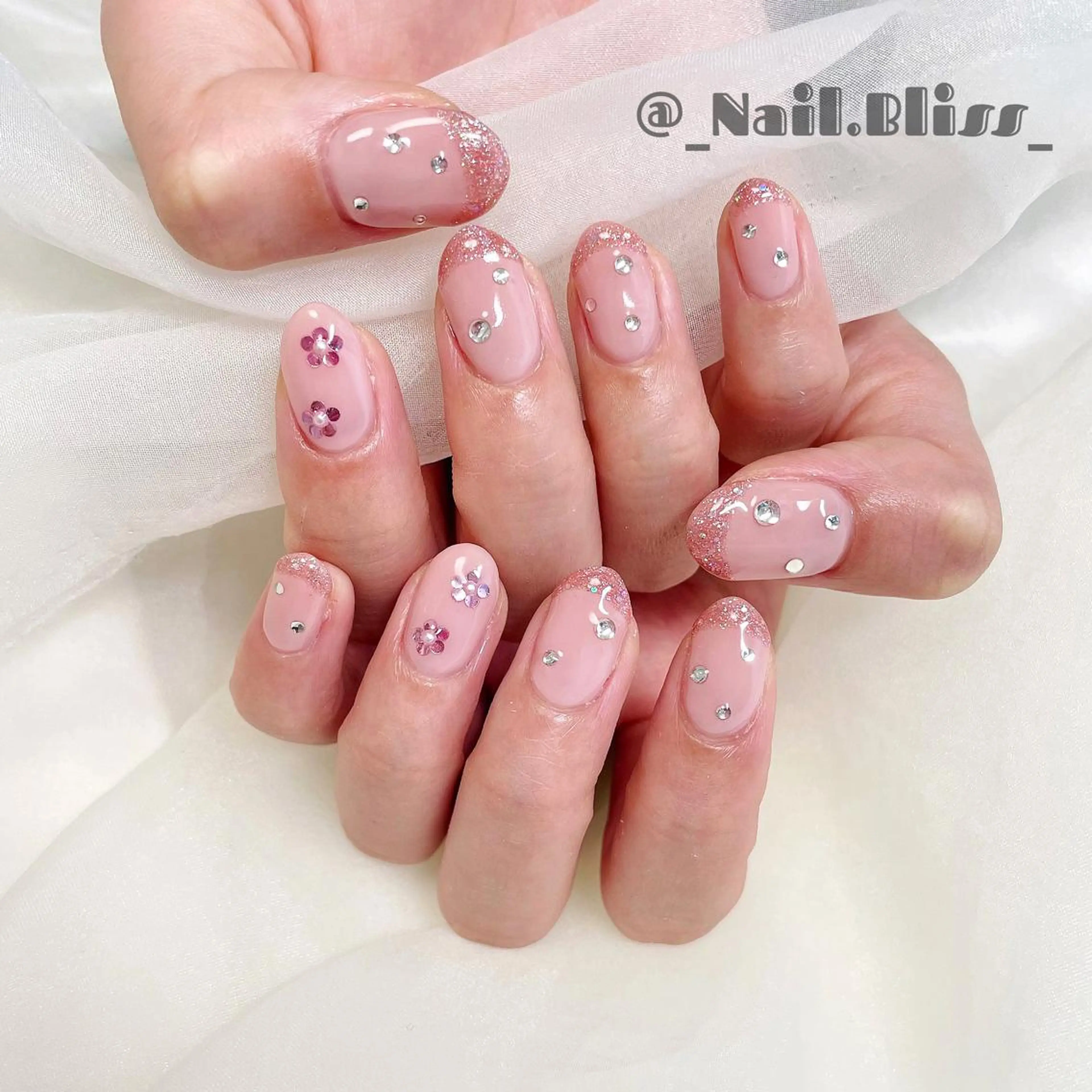 ネイル 春ネイル ハンドネイル NAIL BLISSのネイルデザイン