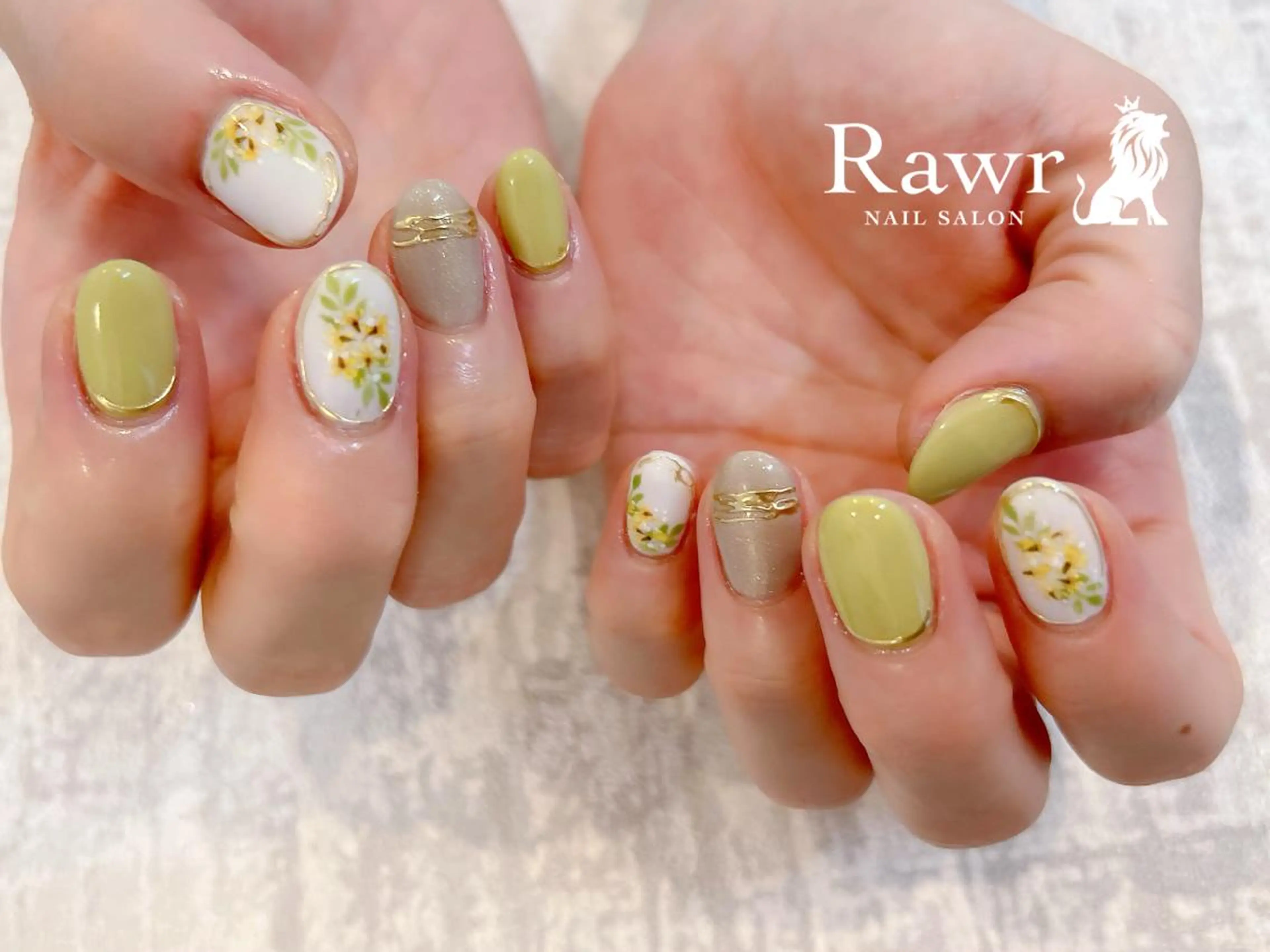 ネイル ハンドネイル Rawr / saoriのネイルデザイン
