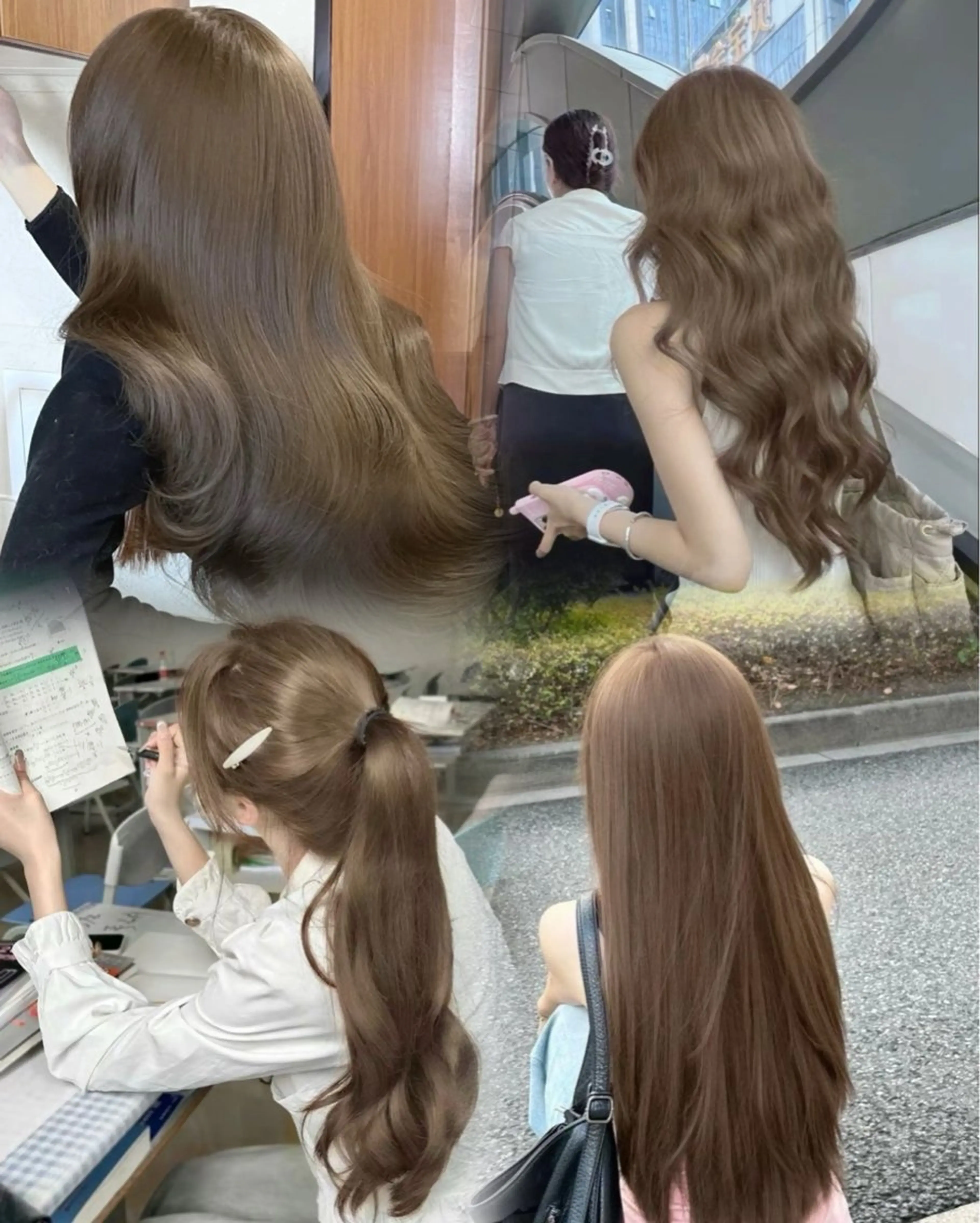 カラー ヘアカラー トリートメント ヘッドスパ ヘアセット 🥯縮毛/レイヤー/ ベージュヘア🥯のヘアスタイル