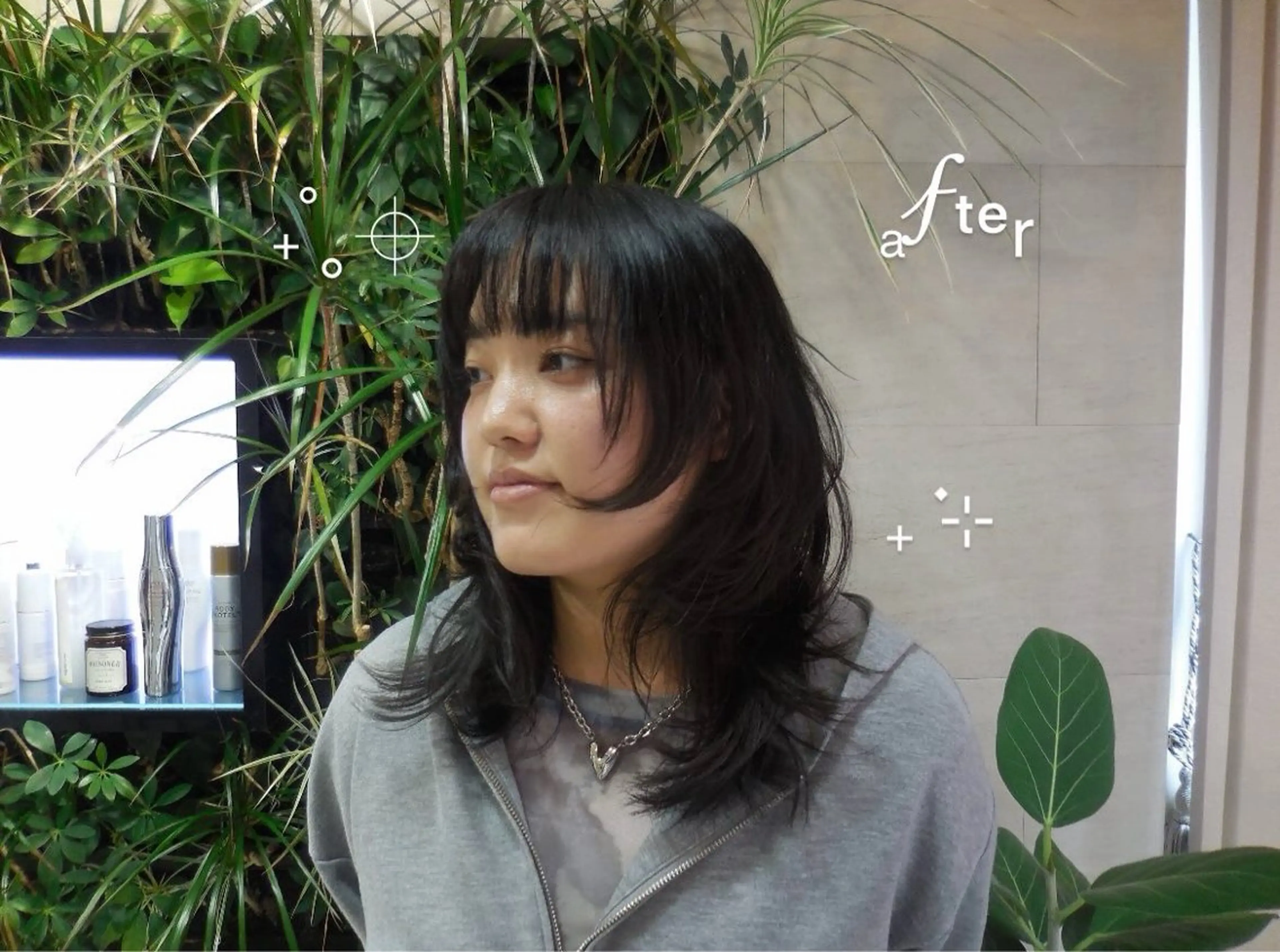 セミロング カット luca˖ ࣪⊹/ 海外レイヤー/鎌倉のヘアスタイル