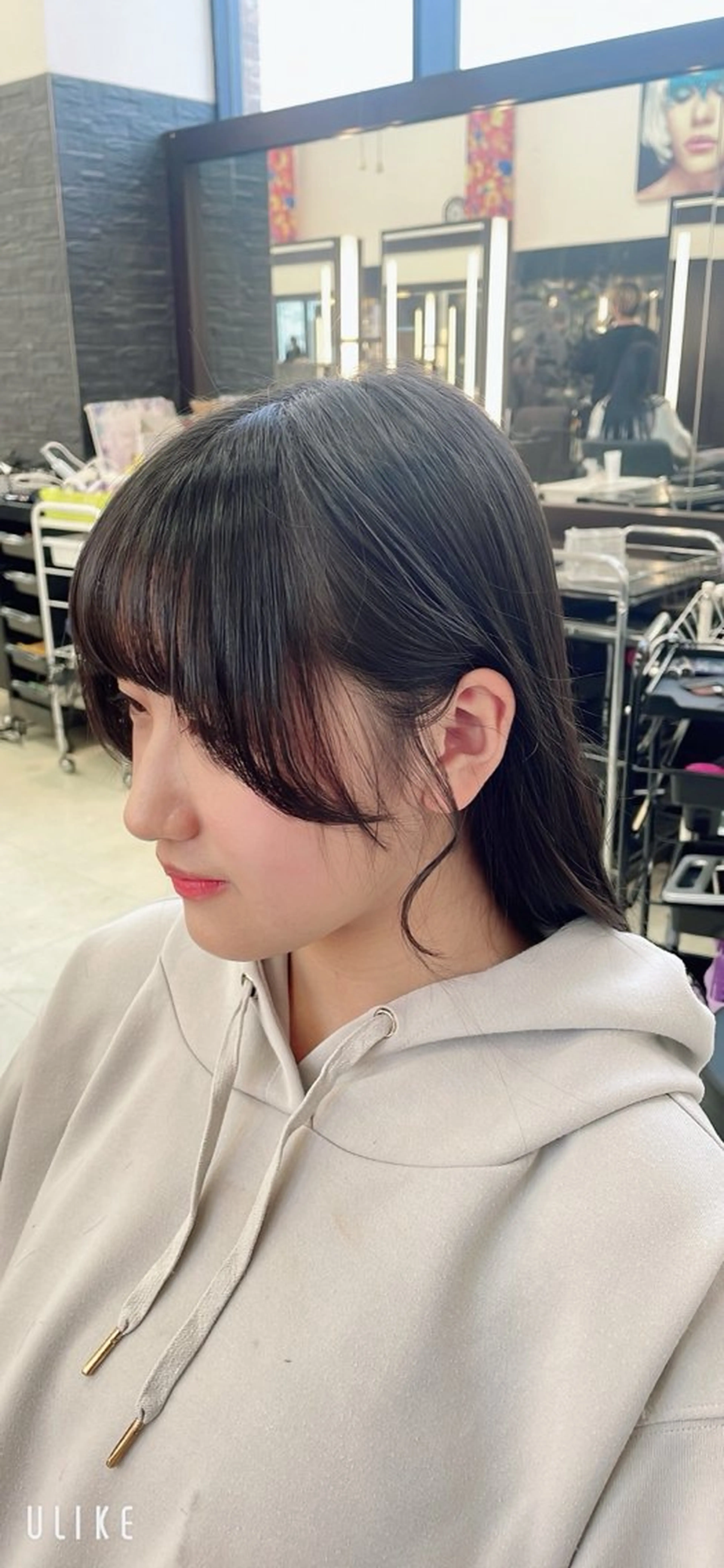 ミディアム 顔周りカット 福田 宗幸のヘアスタイル