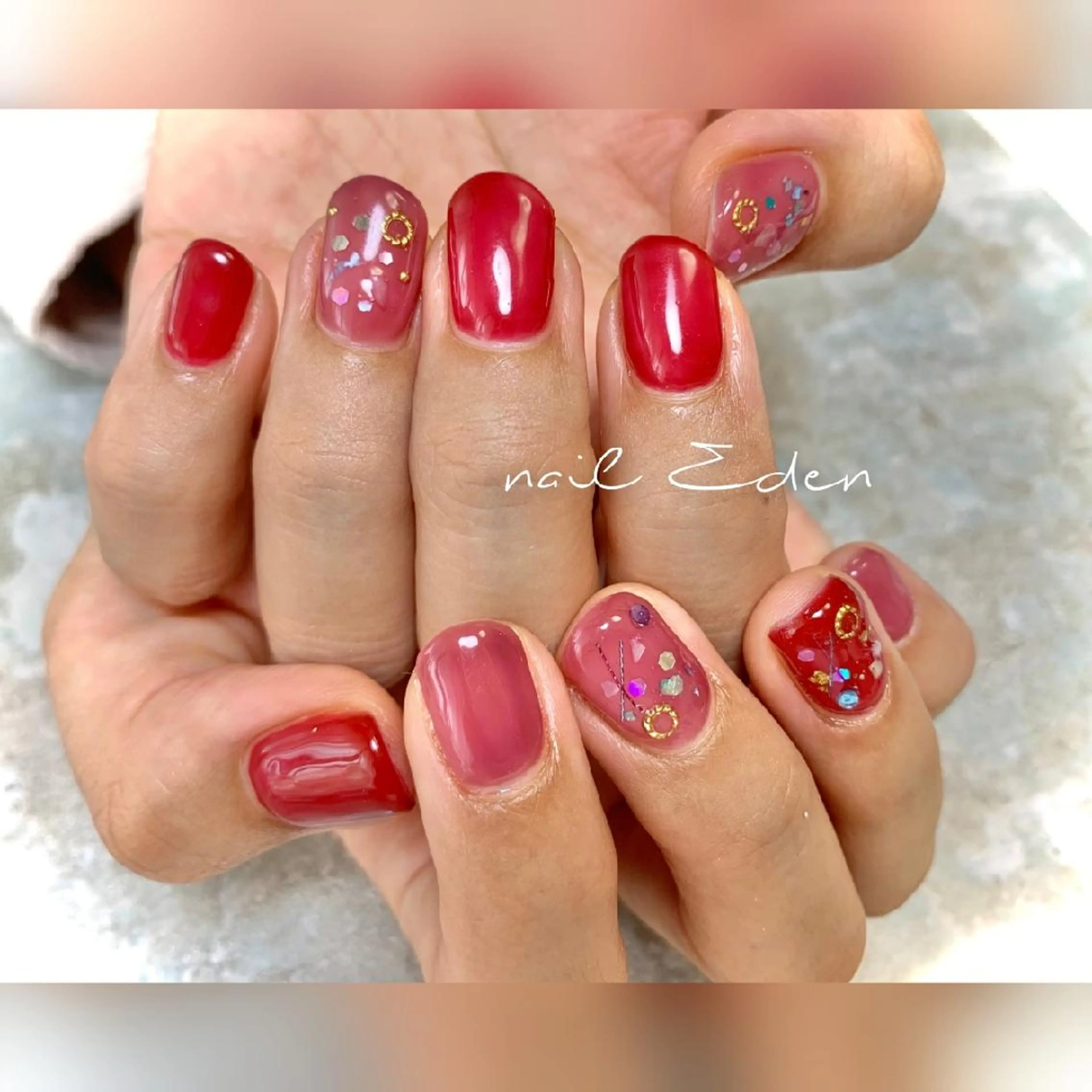 ネイル 持ち込み Eden ♾️のネイルデザイン