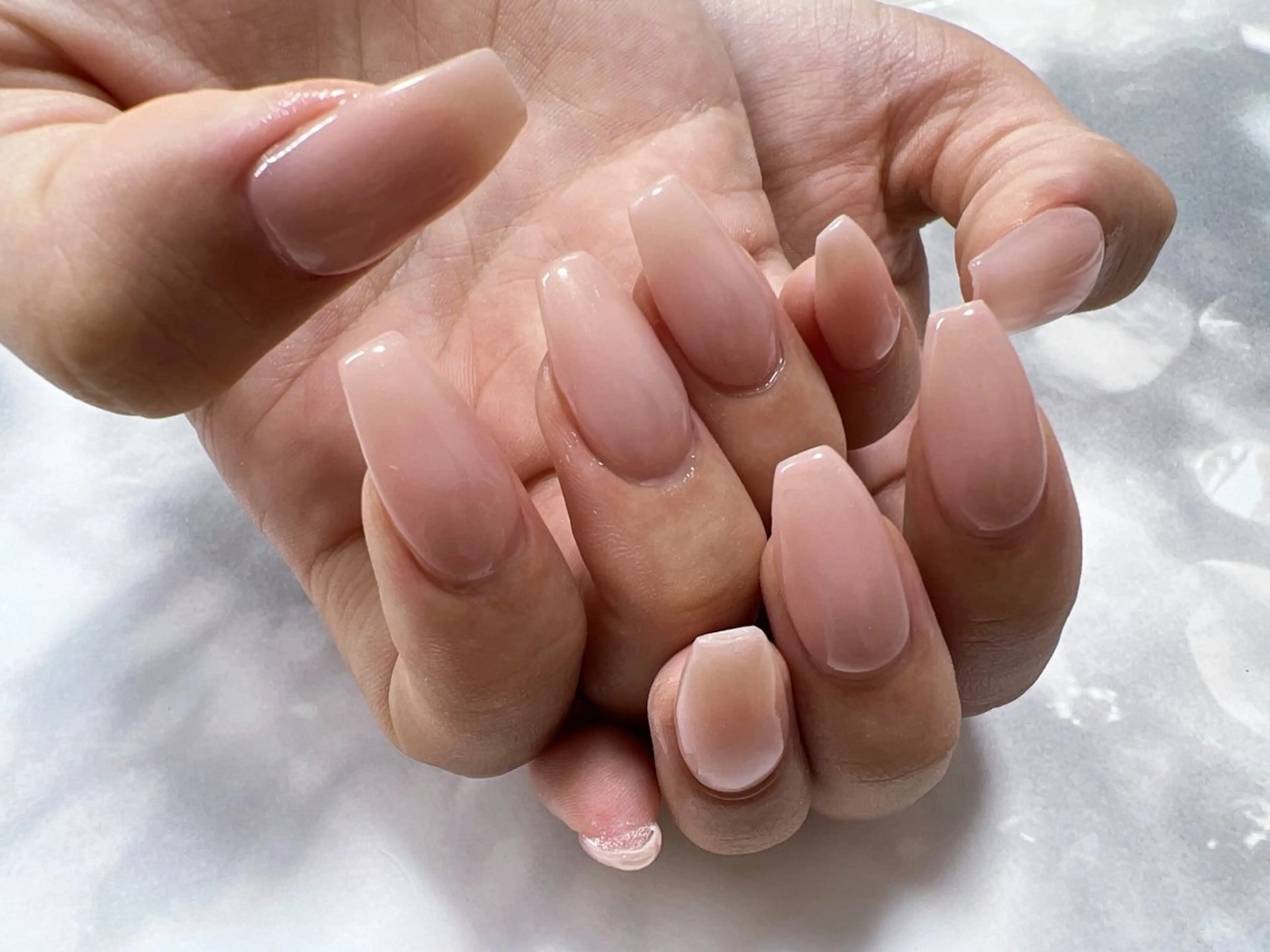 ネイル オフィスネイル ワンカラーネイル coco nailのネイルデザイン