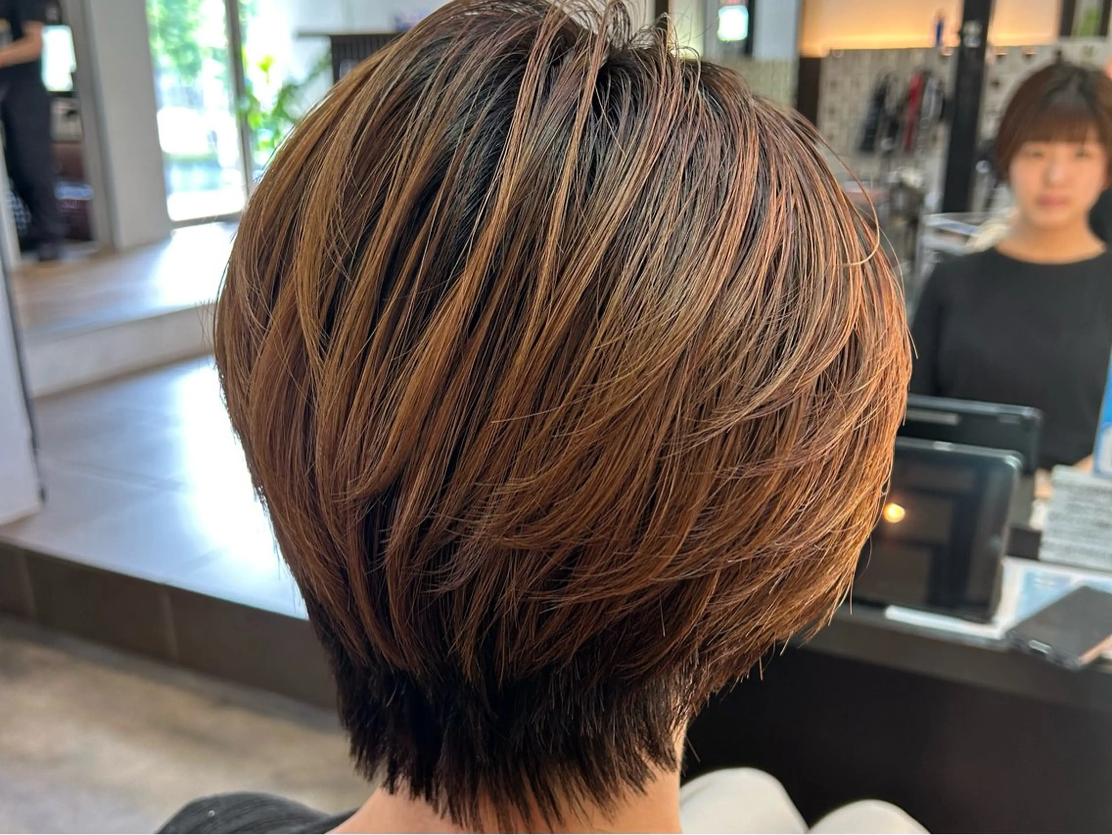 ショート ショートヘア カット トリートメント nui【茨木】本多 莉果子のヘアスタイル