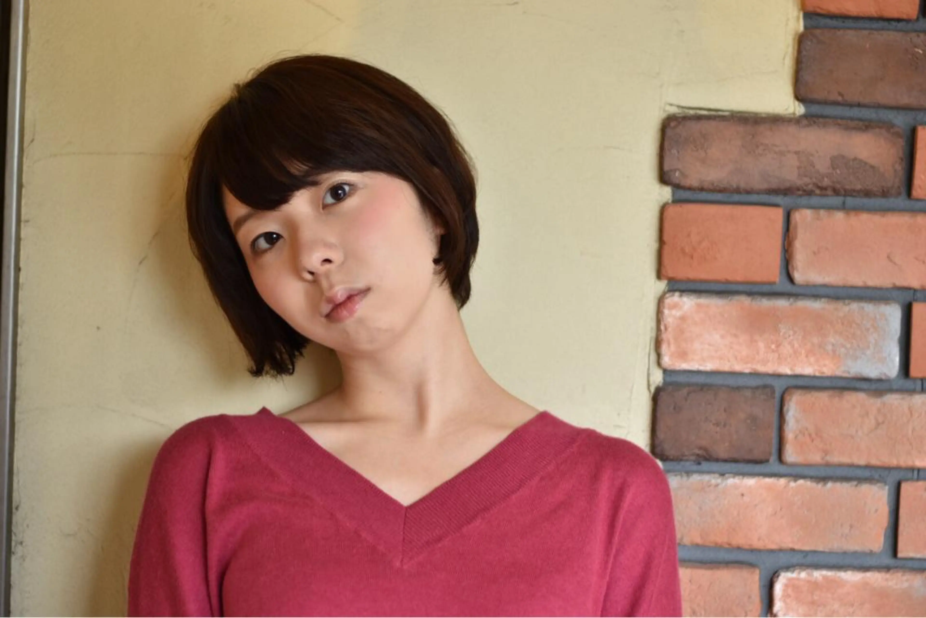 ショート カラー パーマ 鎌田 祥江のヘアスタイル