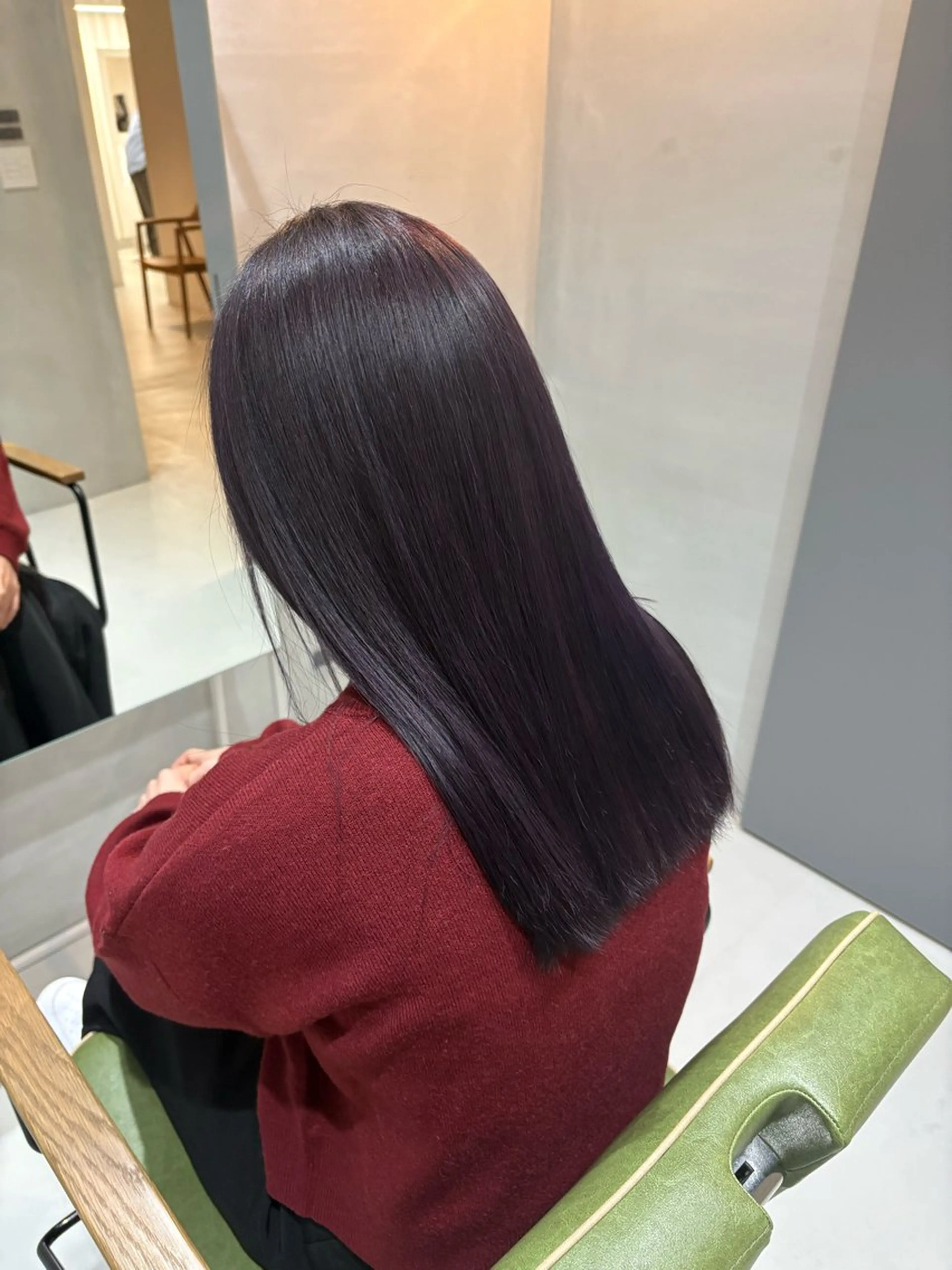 ロング カラー ヘアカラー ハイトーン/艶髪/ 暗髪/韓国/sanaのヘアスタイル