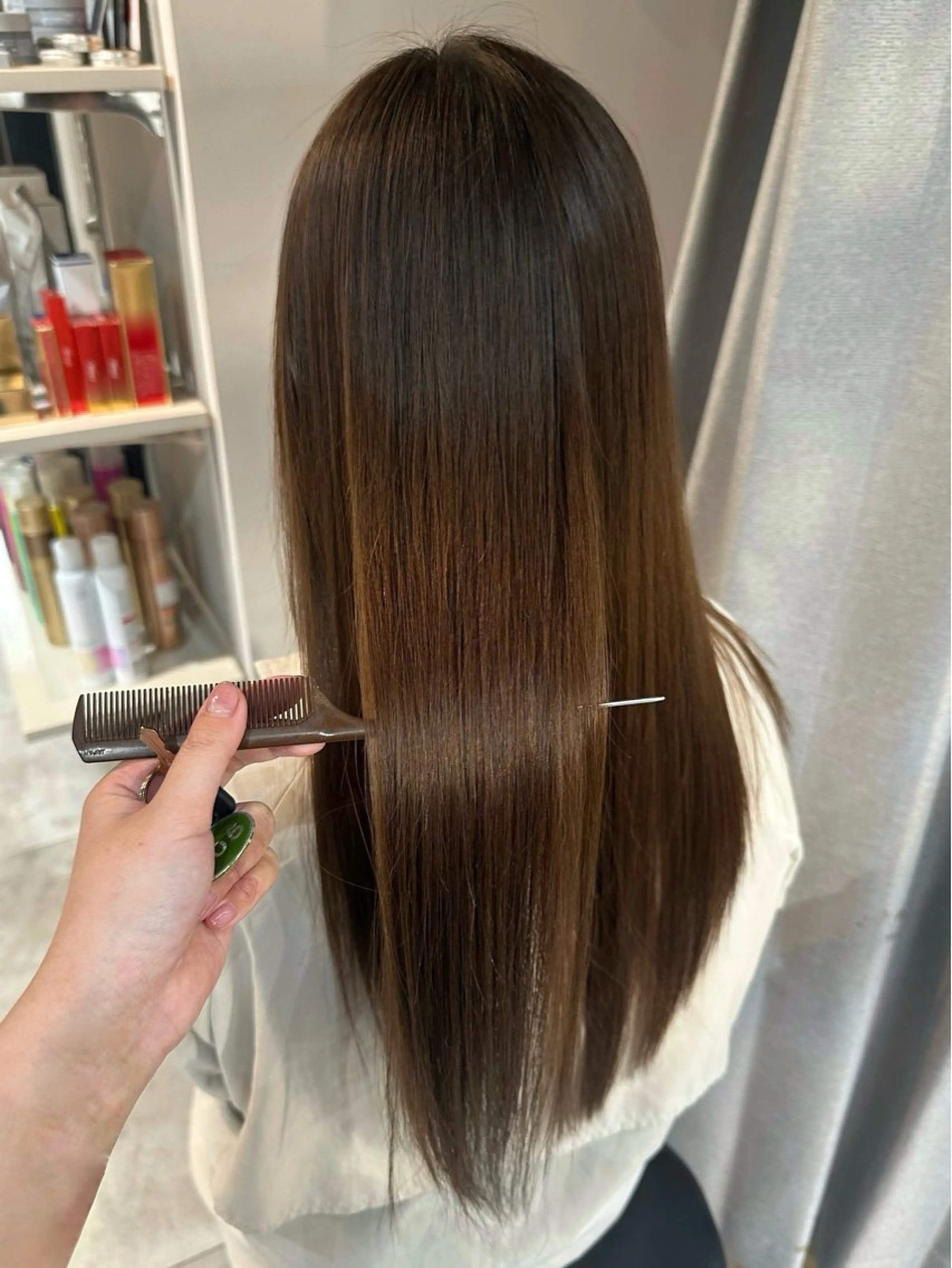 ロング カット 縮毛矯正 トリートメント 透明感カラー/ボブ /佐藤伶のヘアスタイル