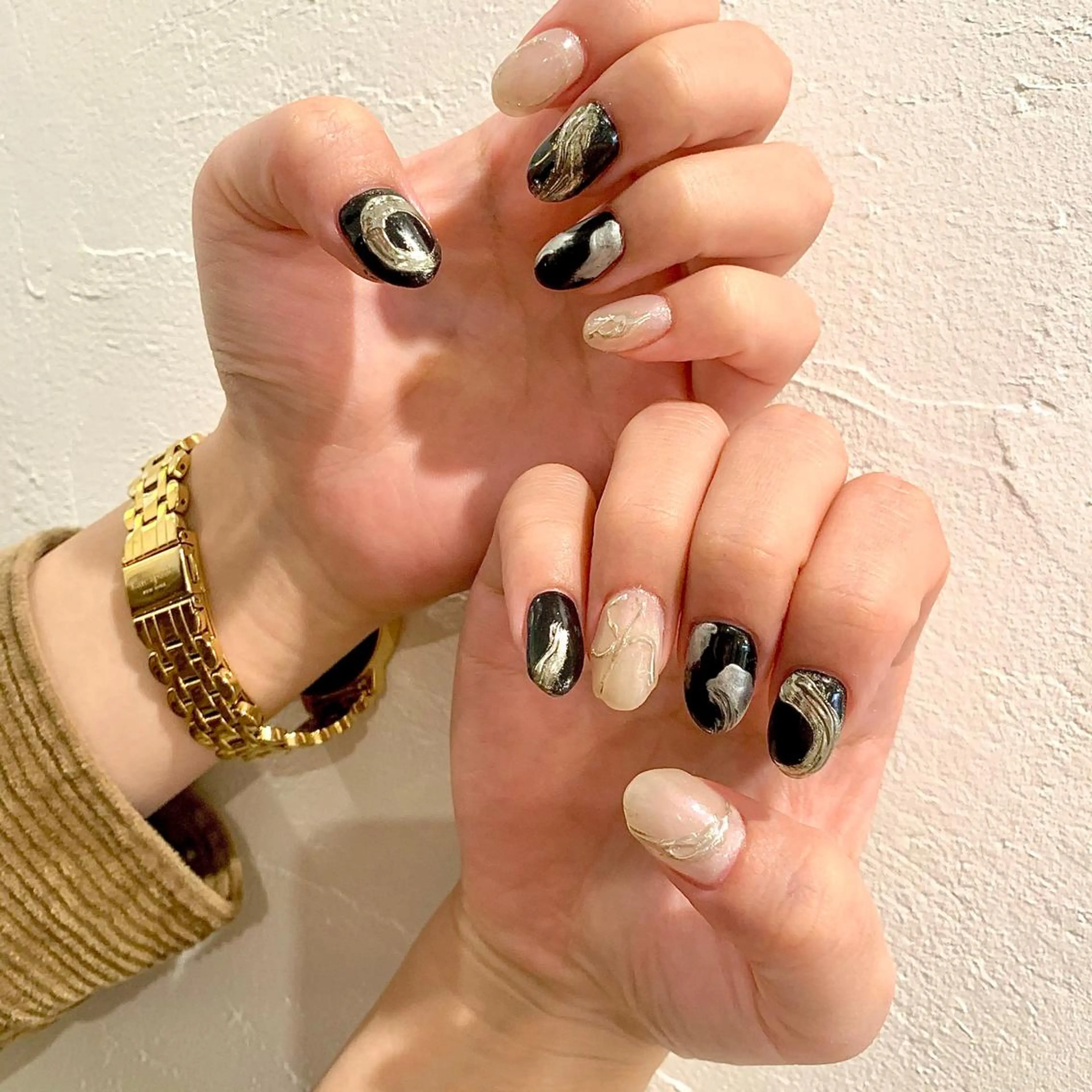 ネイル ニュアンスネイル Sato. Mのネイルデザイン