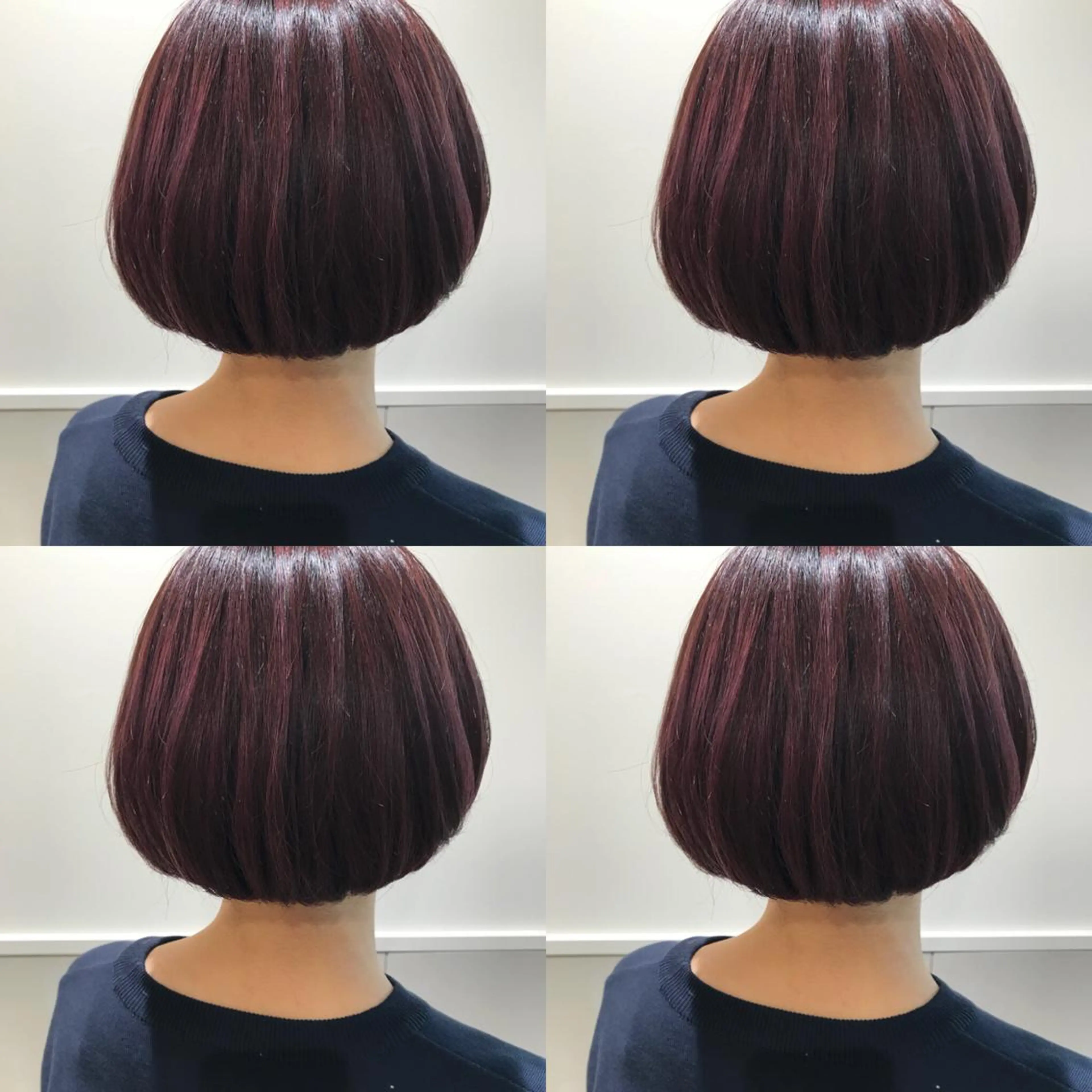 ミディアム カラー 小栗 麻衣のヘアスタイル